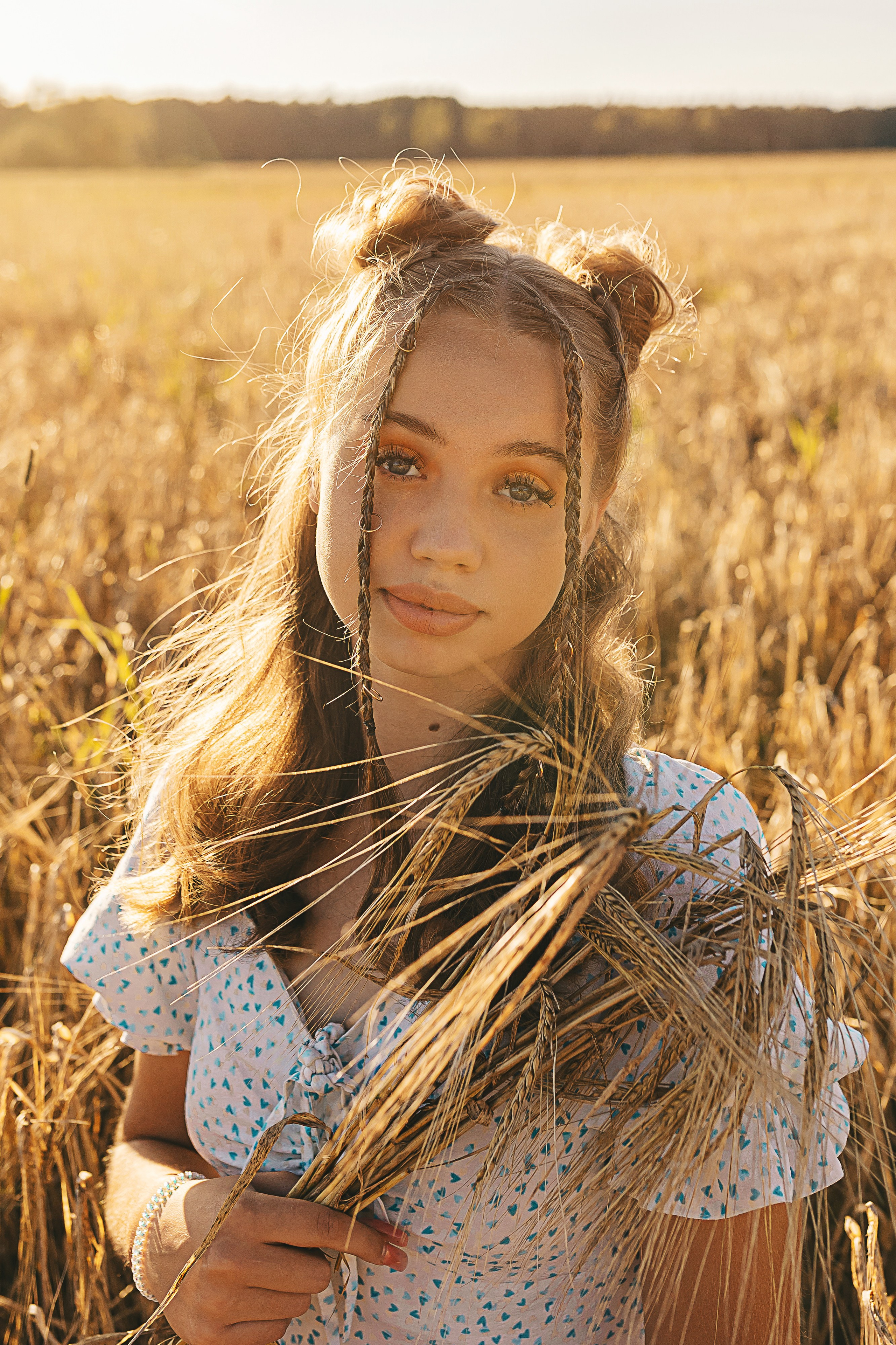 Фотосессия в поле. Семейный и женский фотограф в Москве Надежда Воробьева