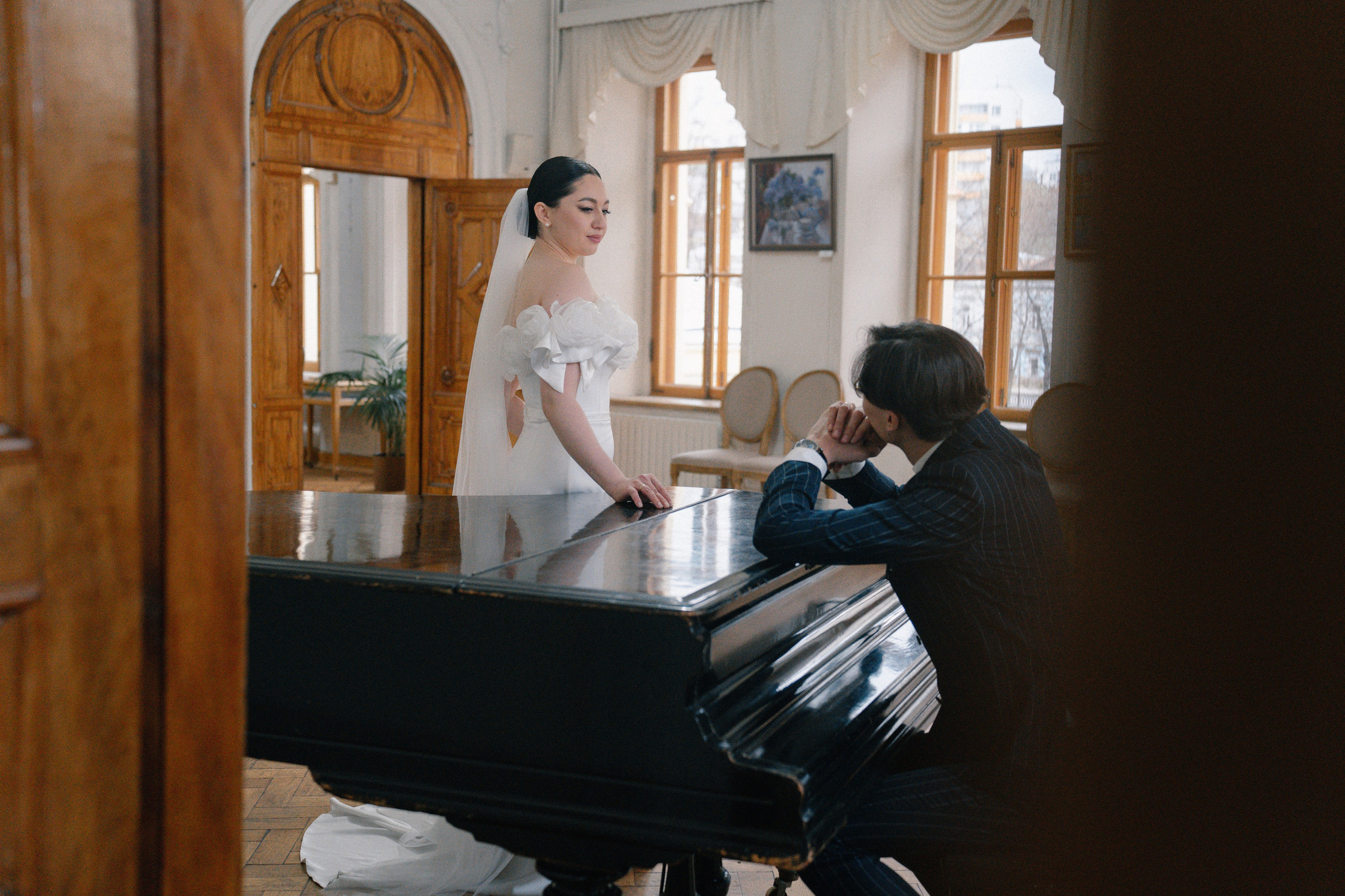 Свадебная фотосессия в Библиотеке читальне им. Пушкина