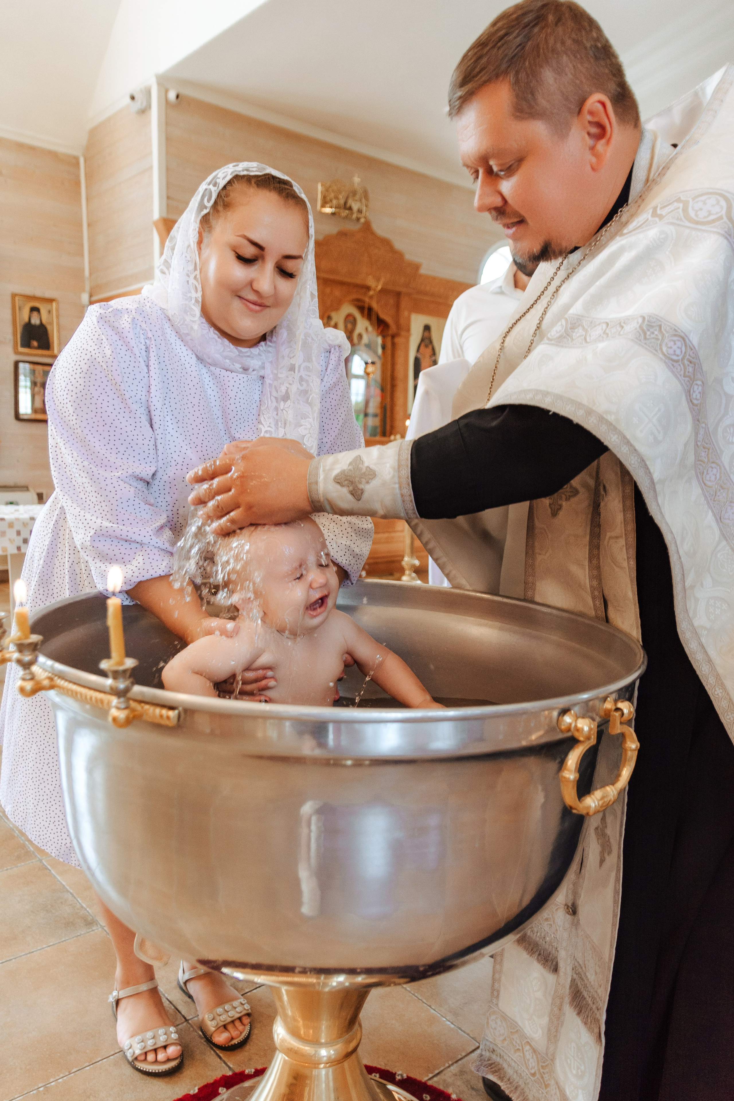 Крещение Демьяна. Семейный и детский фотограф Кущ Наташа