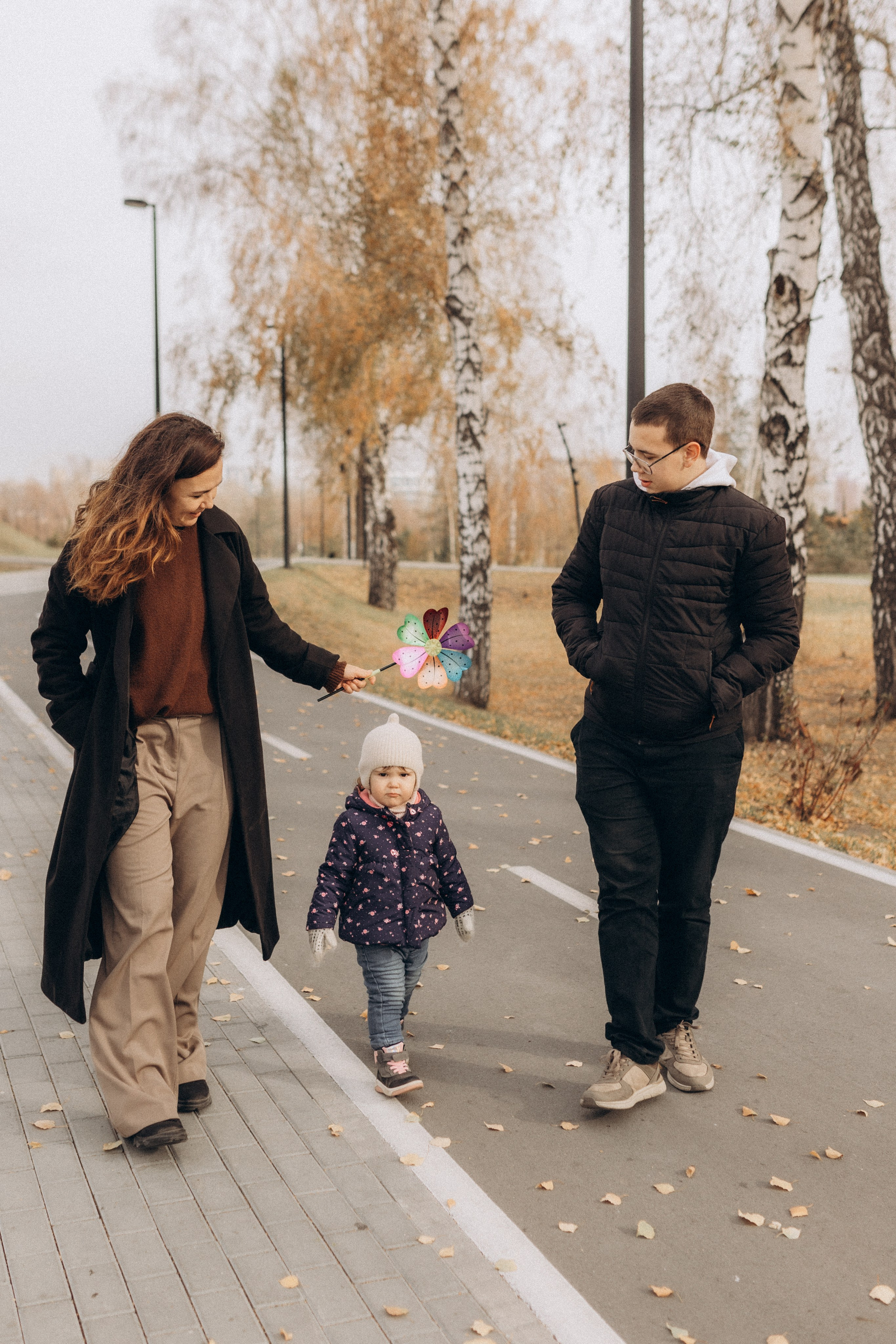 Осенняя прогулка. Семейный фотограф lifestyle в Новосибирске Елена Шпилевая