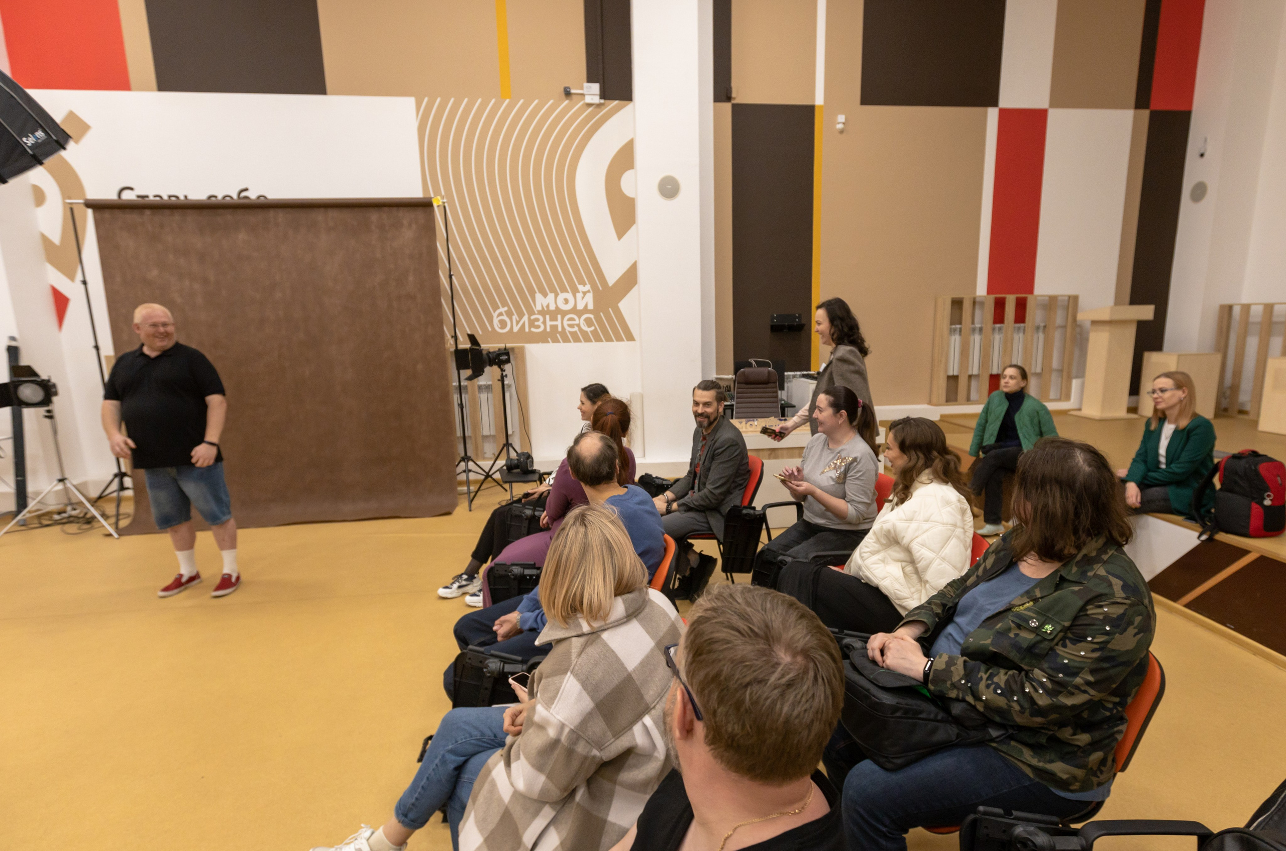 Репортаж для Мой Бизнес — Мастеркласс Павла Ребанда. Фотограф в Туле Крупский АнДРей. Фотостудия «КАДР71» в Туле