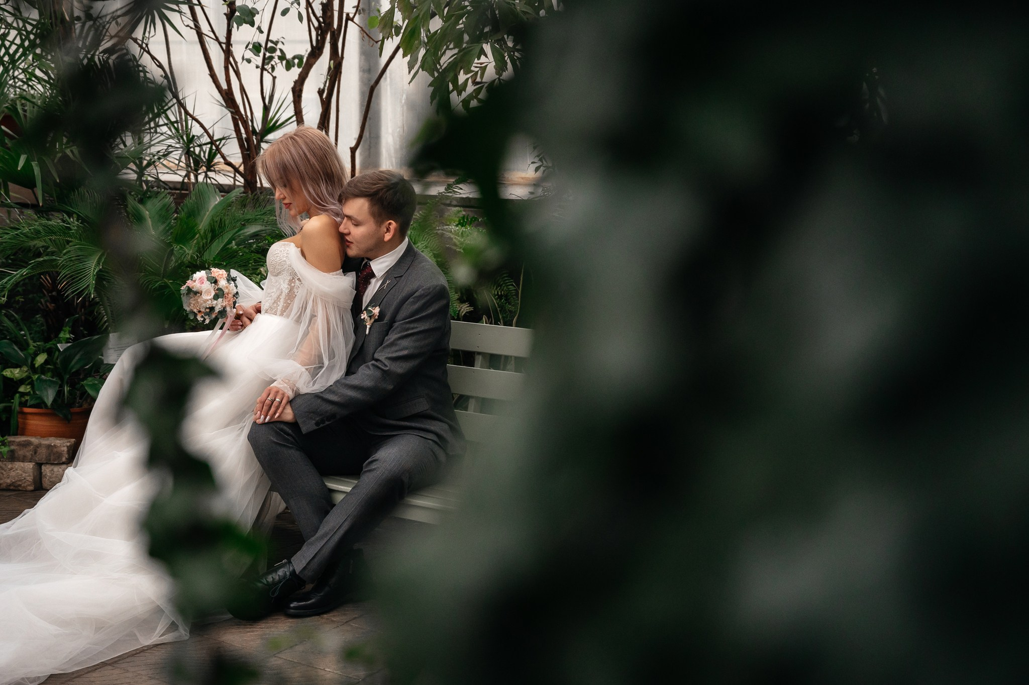 Оранжерея Таврического сада. Свадебный и семейный фотограф из Санкт-Петербурга Климов Анатолий