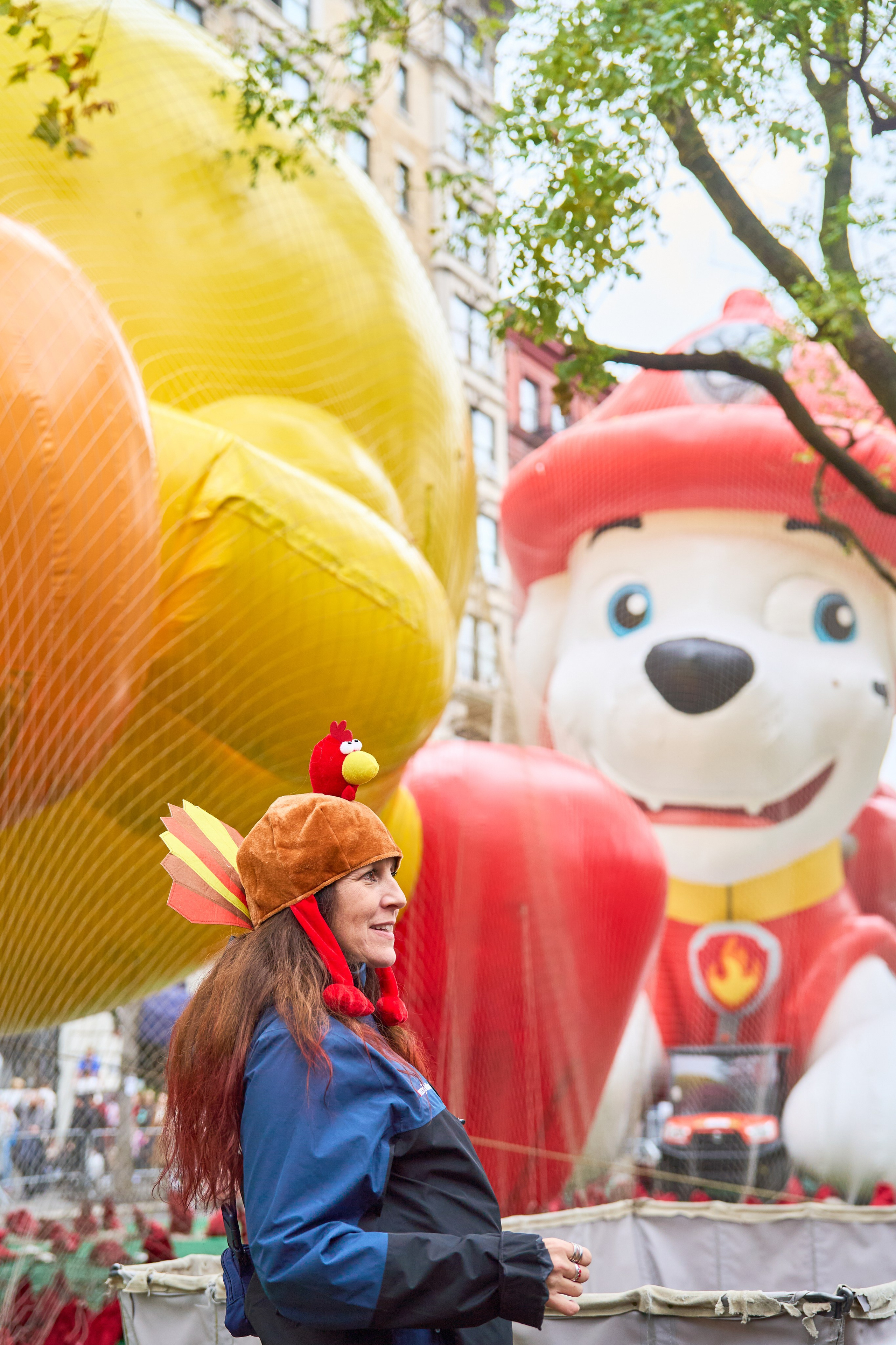 Thanksgiving Eve Balloon Inflating. Fall 2025 – New York.