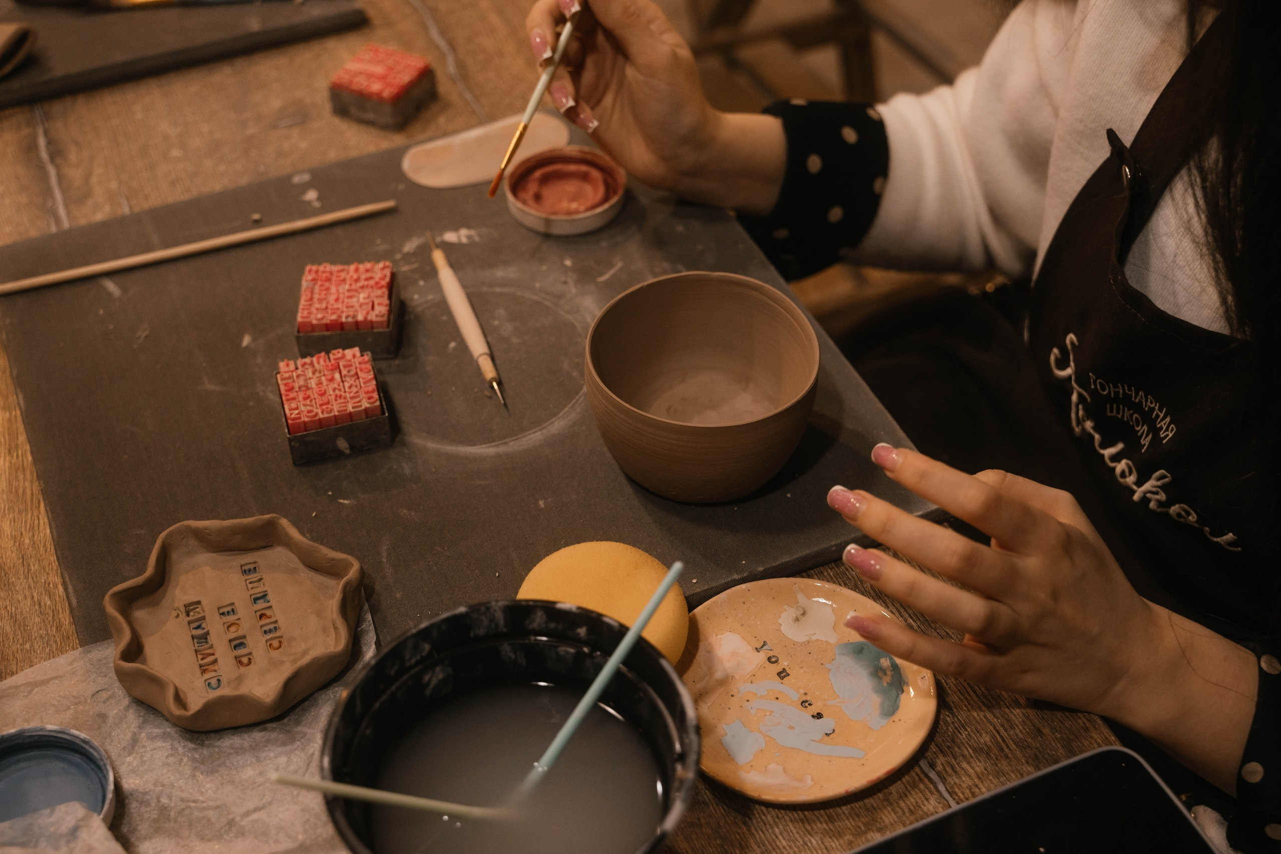 День рождения в гончарной мастерской. Свадебный, семейный фотограф в Рязани Лена Брант