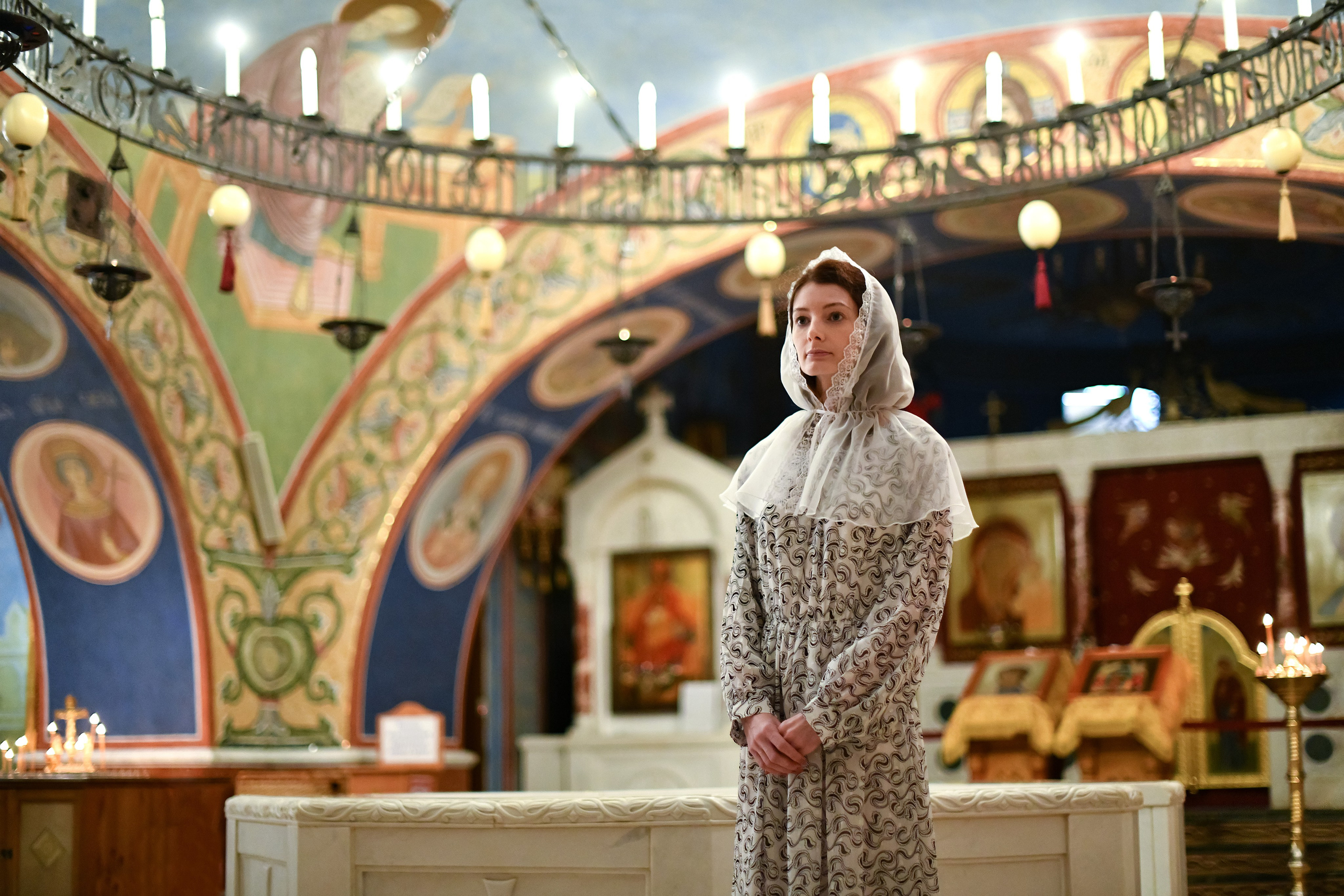 Женя в Храме Покрова Пресвятой Богородицы в Ясенево. Свадебный и портретный фотограф в Москве Галина Борисова