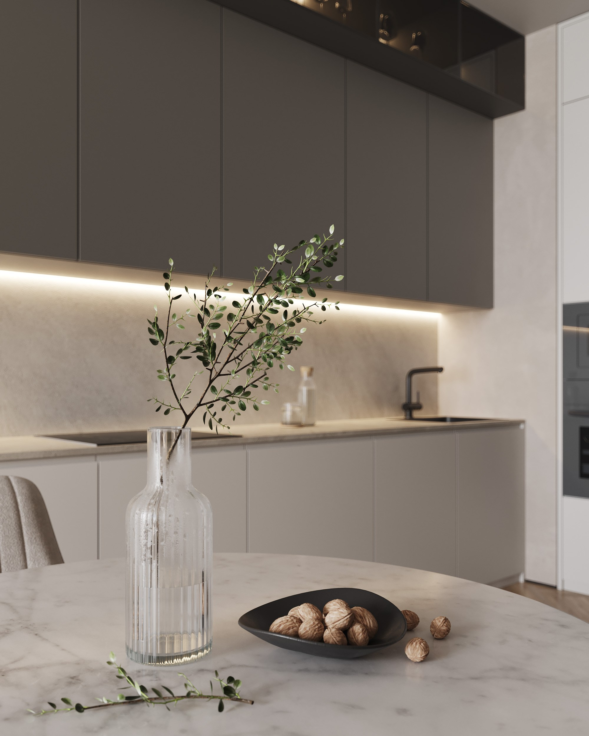 Neva Towers. Дизайн интерьера | 3D визуализация | Миланская Марина