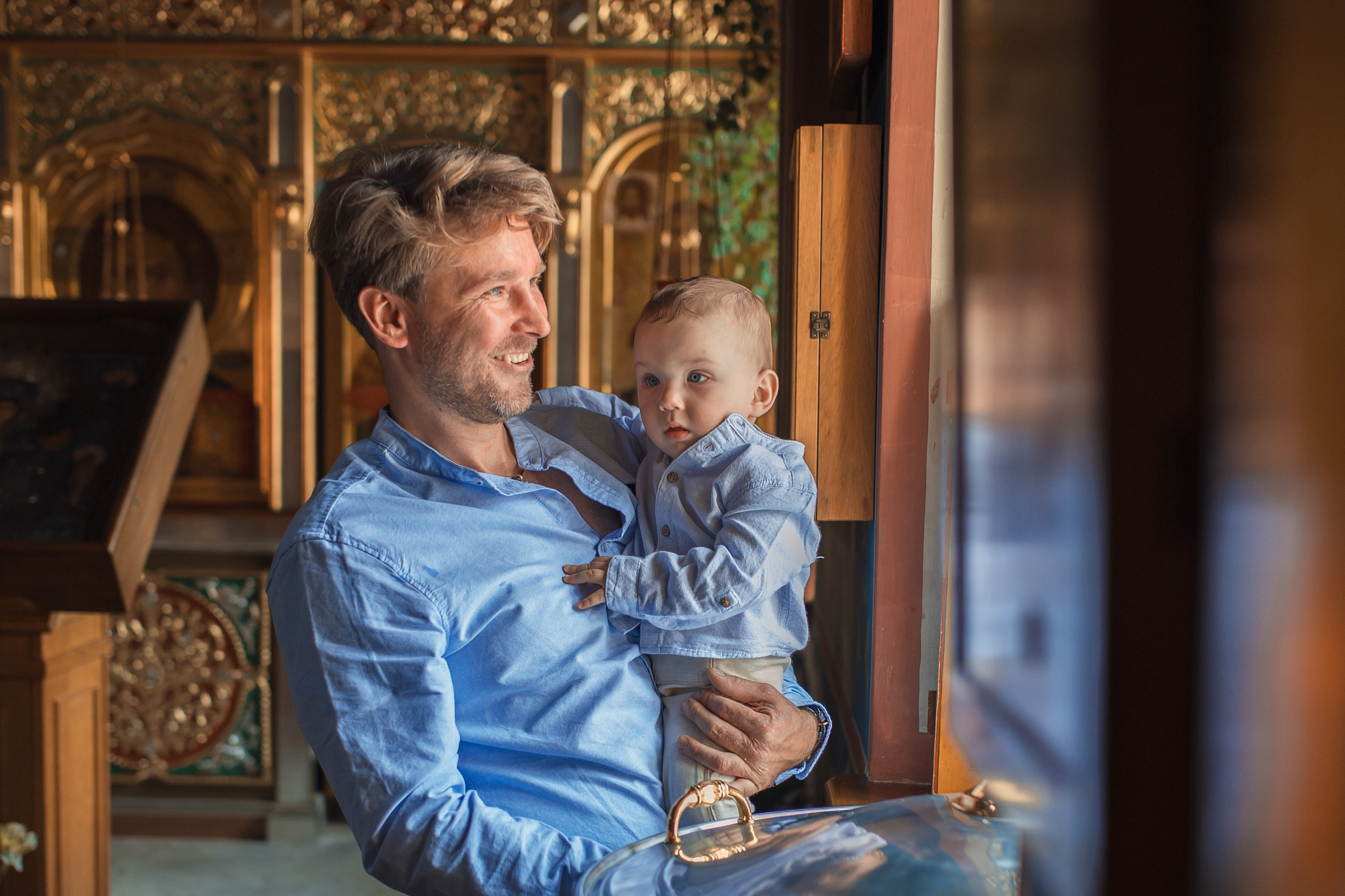 Крещение в Знаменской Церкви г. Переславль Залесский. Профессиональный фотограф в Москве и Мо Мария Шантарёва