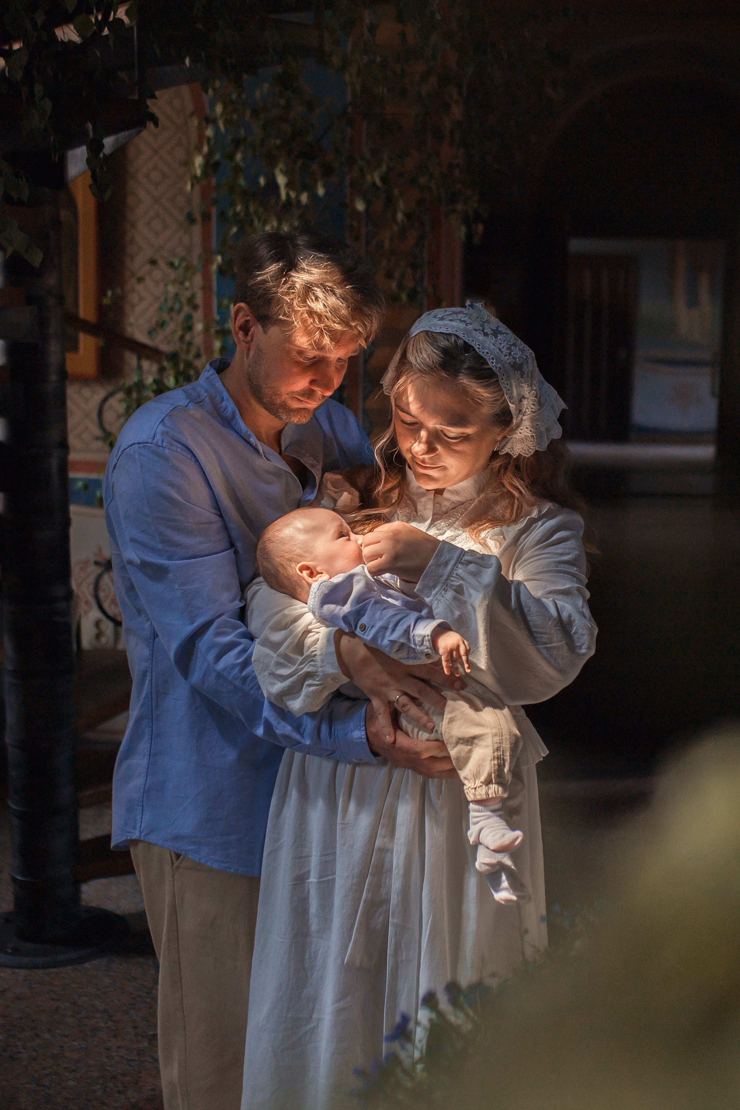 Крещение в Знаменской Церкви г. Переславль Залесский. Профессиональный фотограф в Москве и Мо Мария Шантарёва