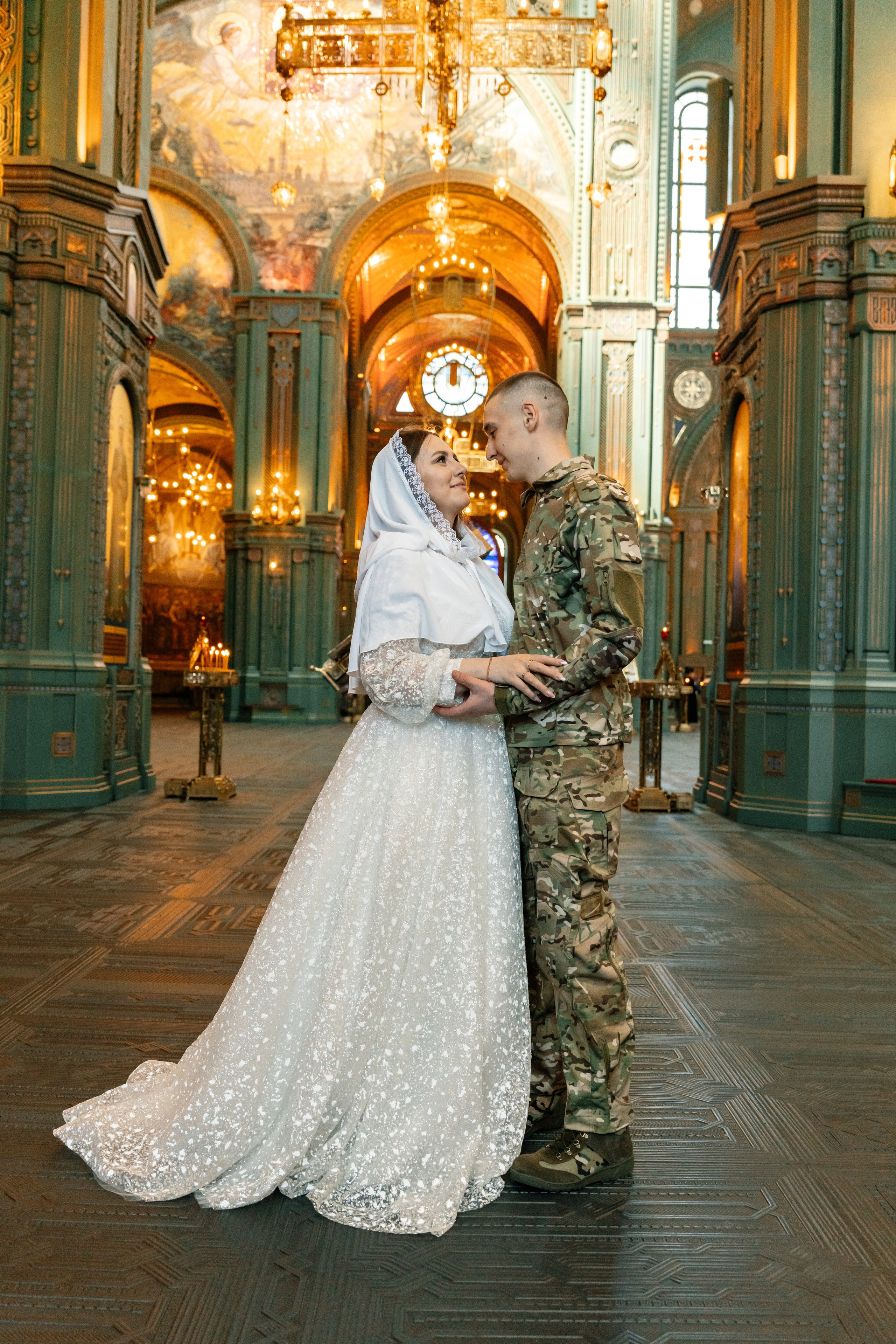 Венчание в Главном храме вооруженных сил (Патриот). Семейный фотограф Одинцово Москва Наталия Черенкова