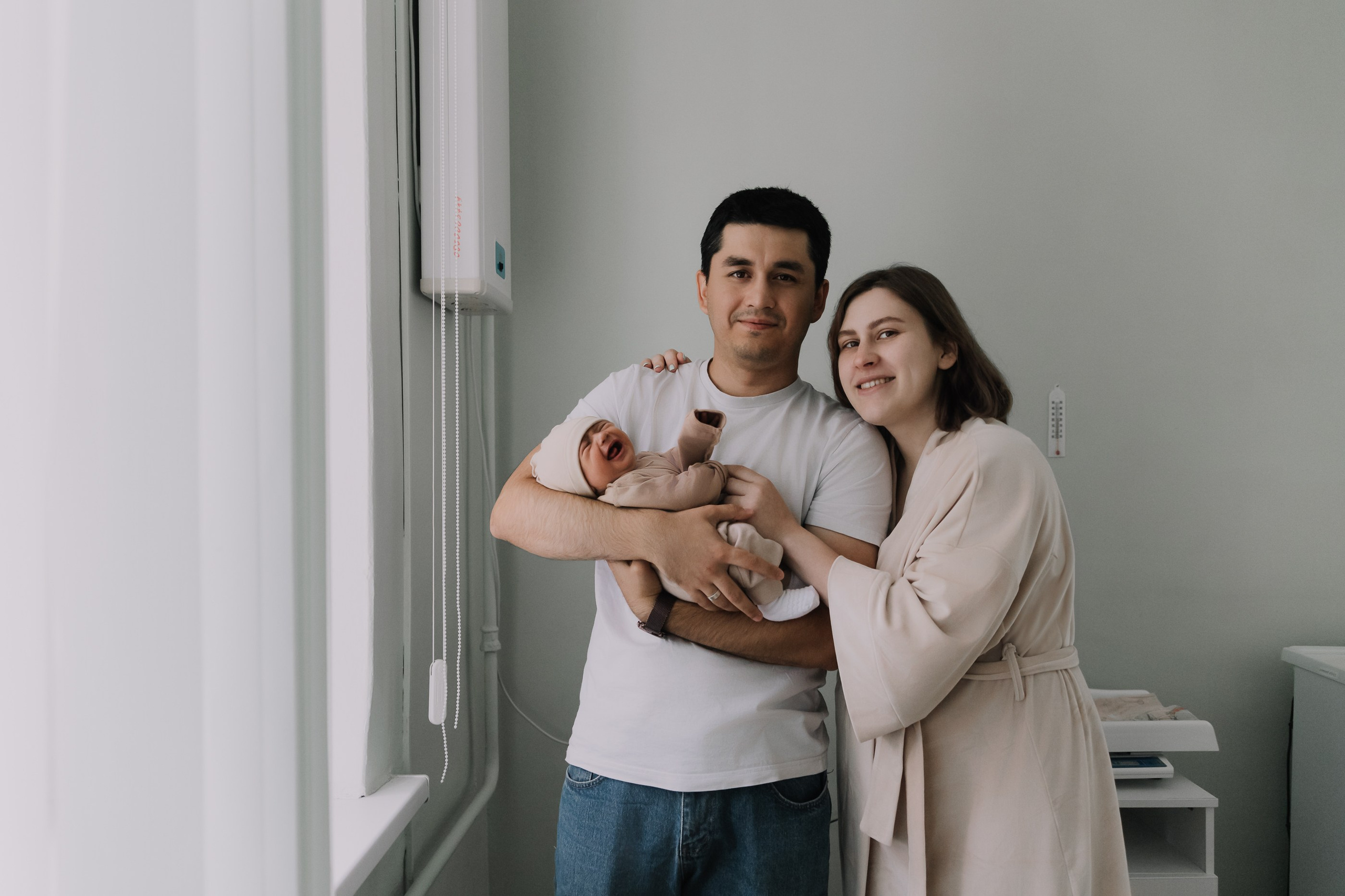 Съёмка в роддоме и выписка. Семейный фотограф в Калуге Ирина Ушакова. Фотограф на роды