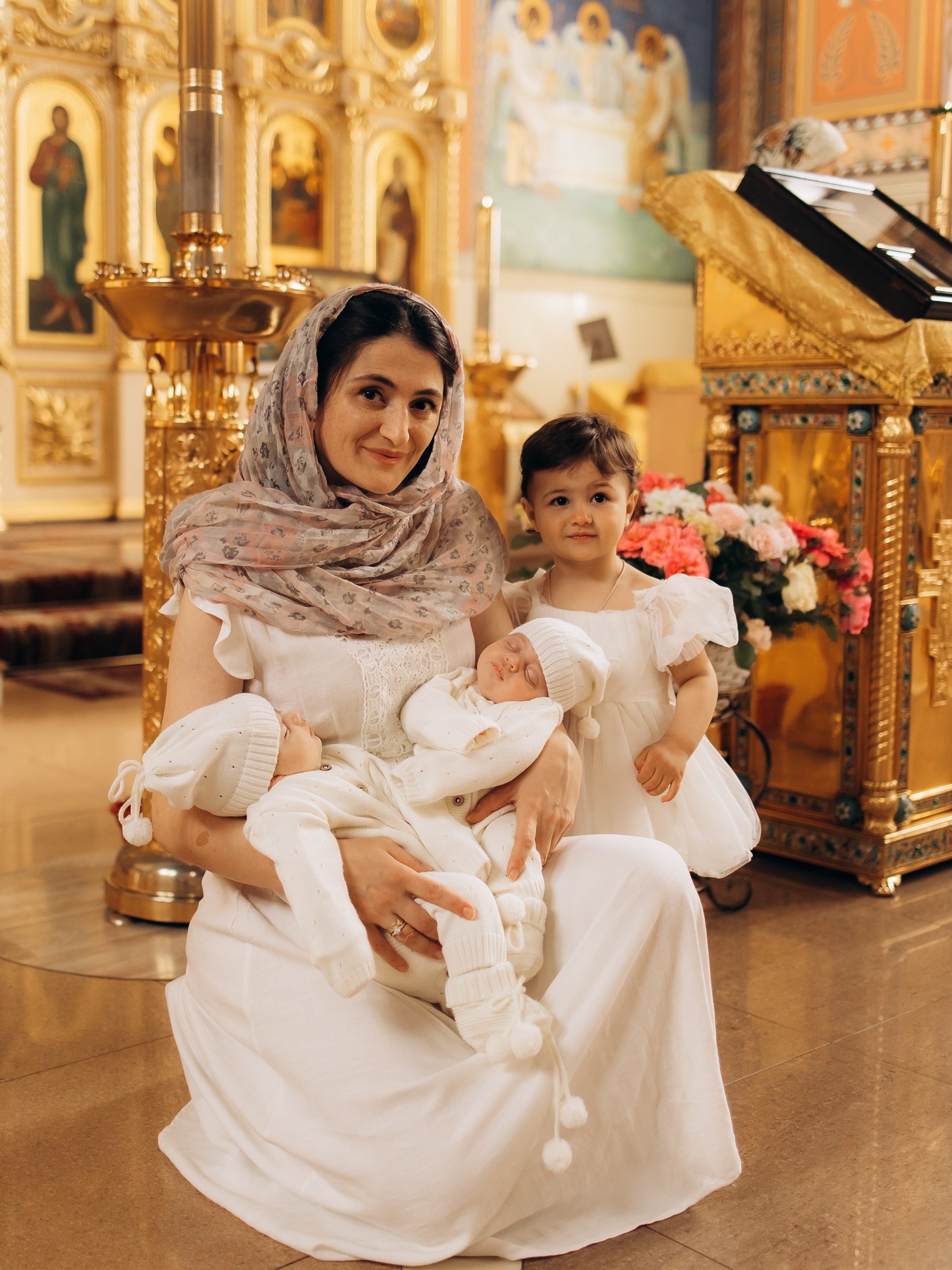 Крещение Николая и Александра. Семейный фотограф в Краснодаре Храмова Анна