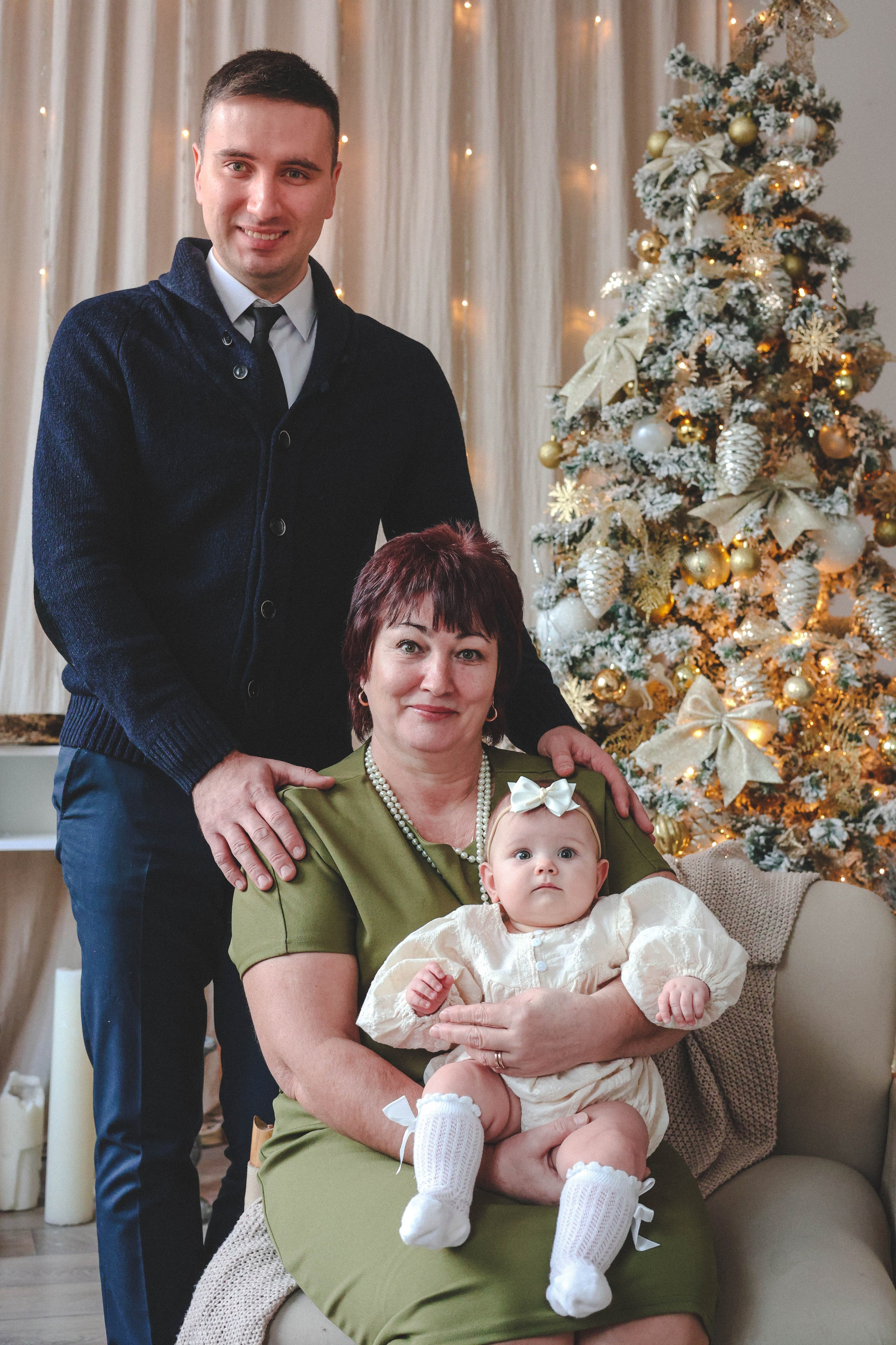 Новогодняя история «Светлана и ее семья». Фотограф в Москве Анастасия Калинина