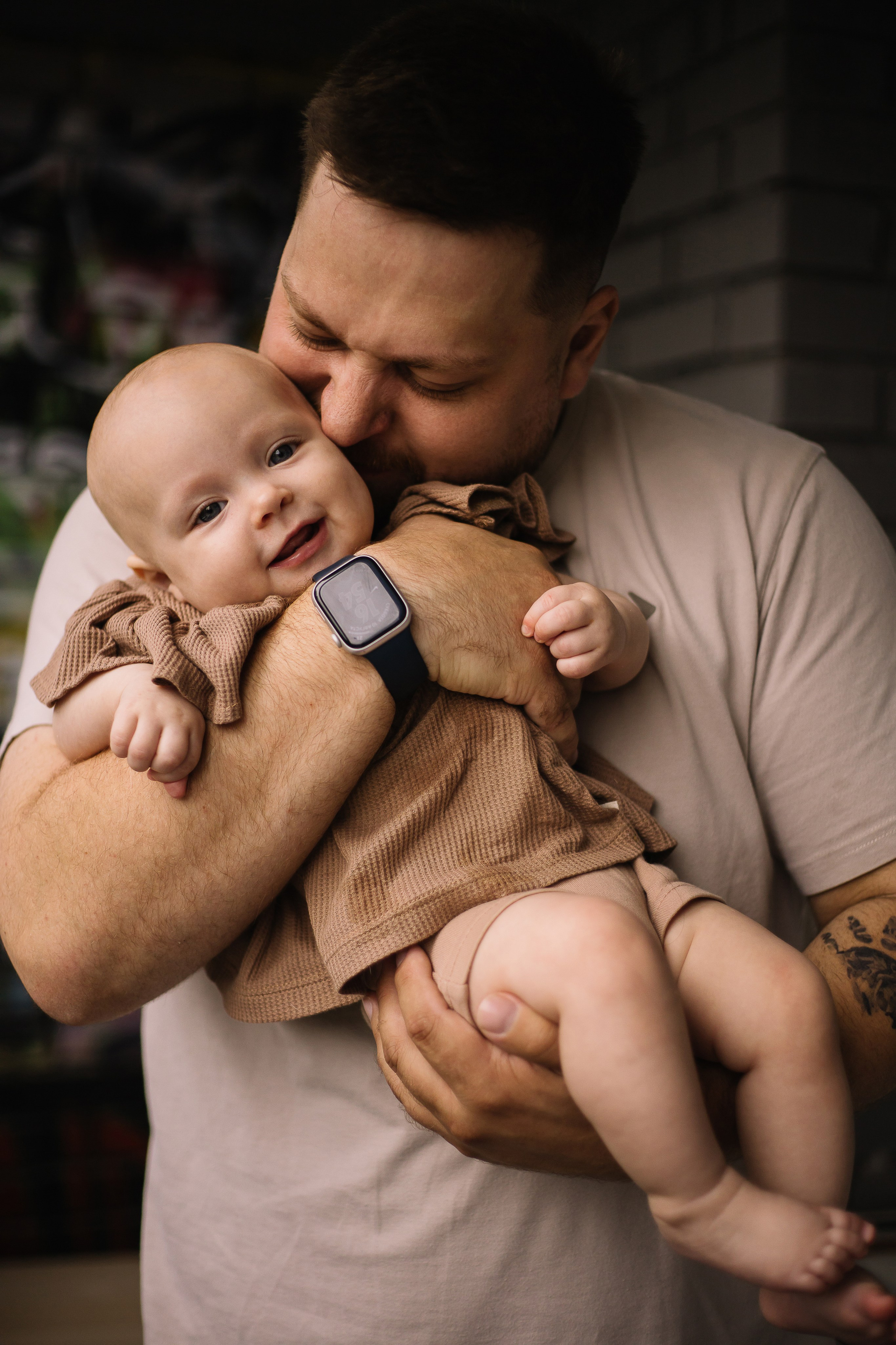 Домашняя фотосессия на пол годика. Семейный фотограф в Томске Максимова Екатерина