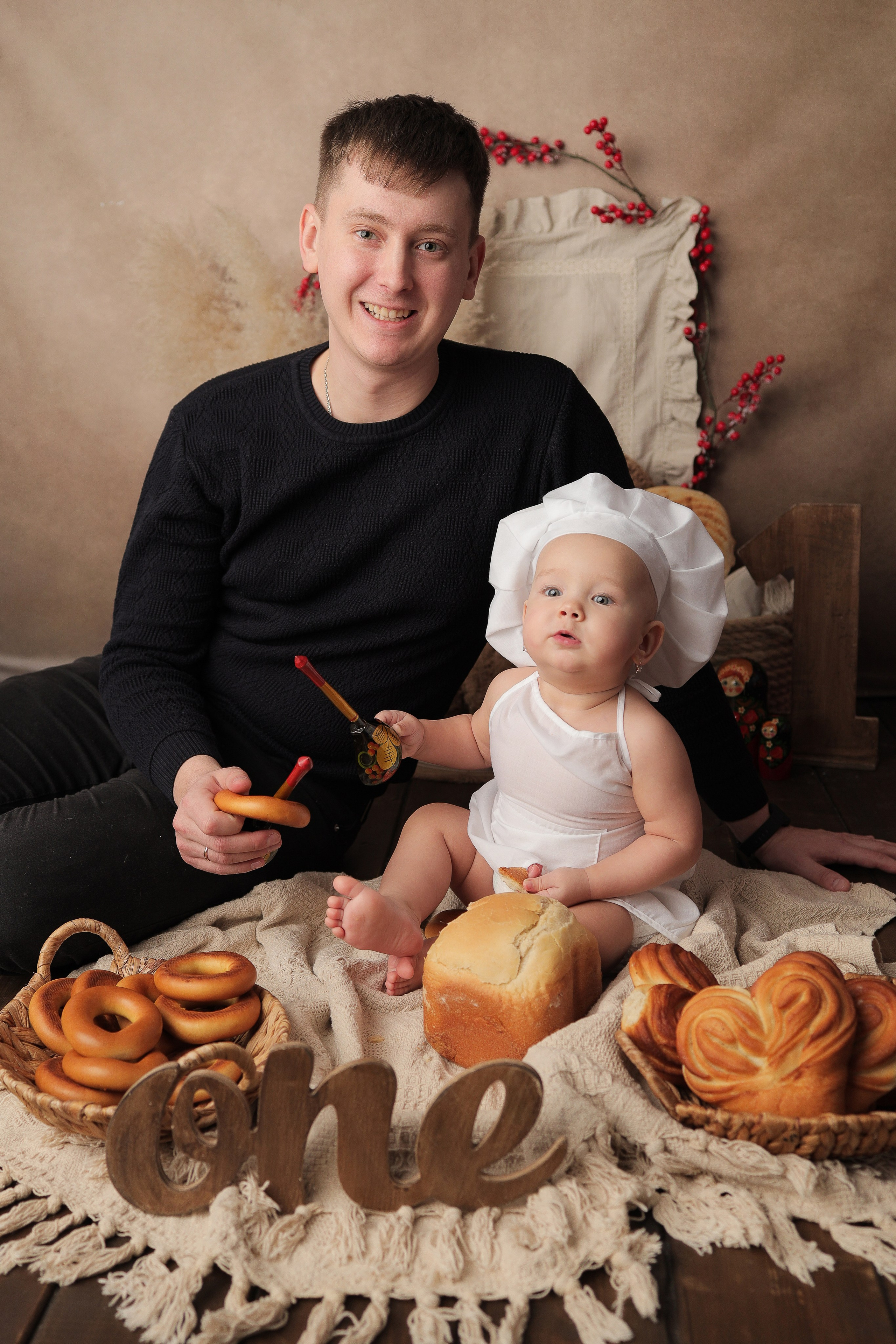 Ангелина, 1 годик. Фотограф новорожденных в Новокузнецке Анна Горошникова