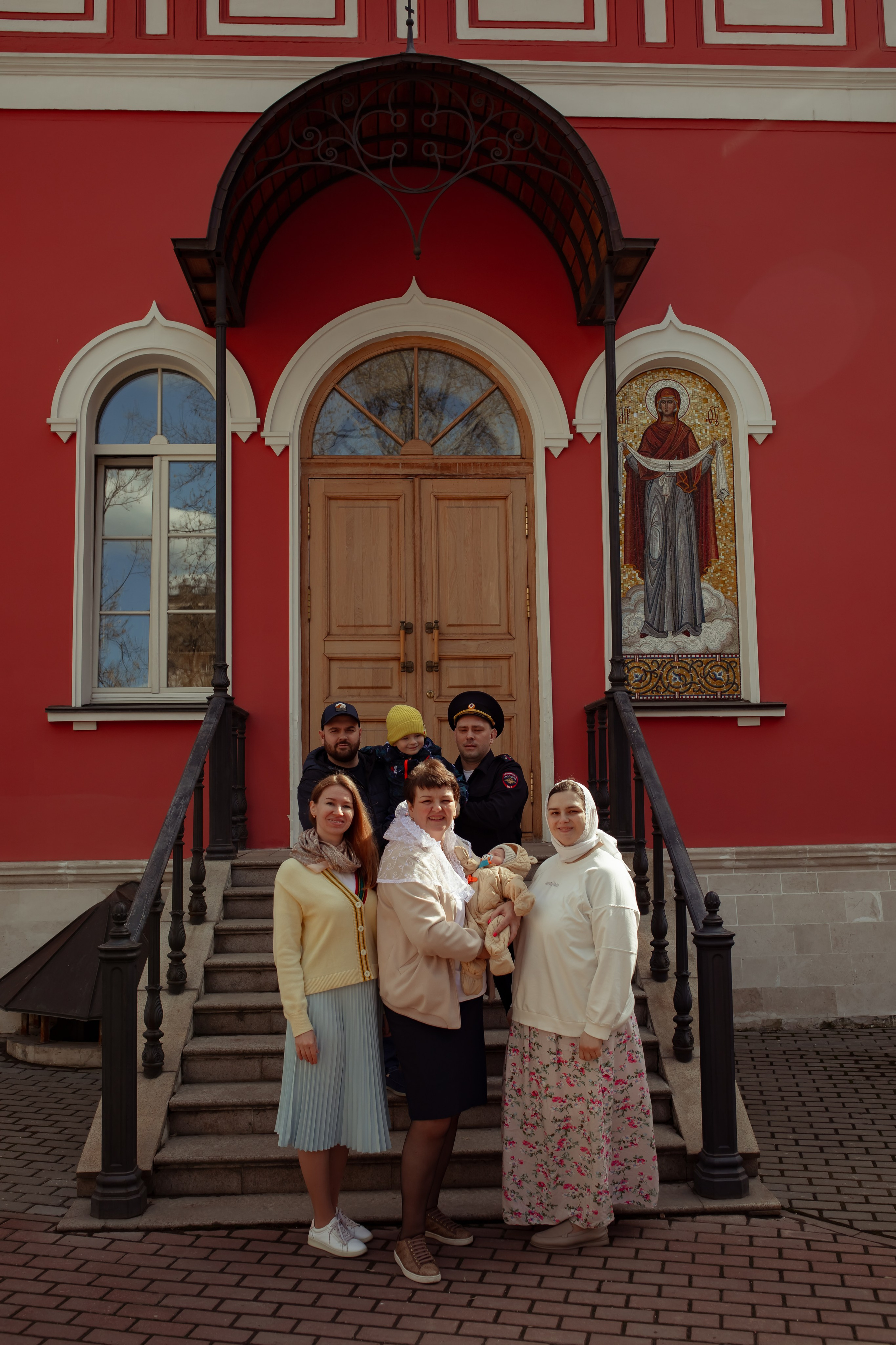 Крещение в светлом Храме. Семейный и детский фотограф в Москве Дорогова Екатерина