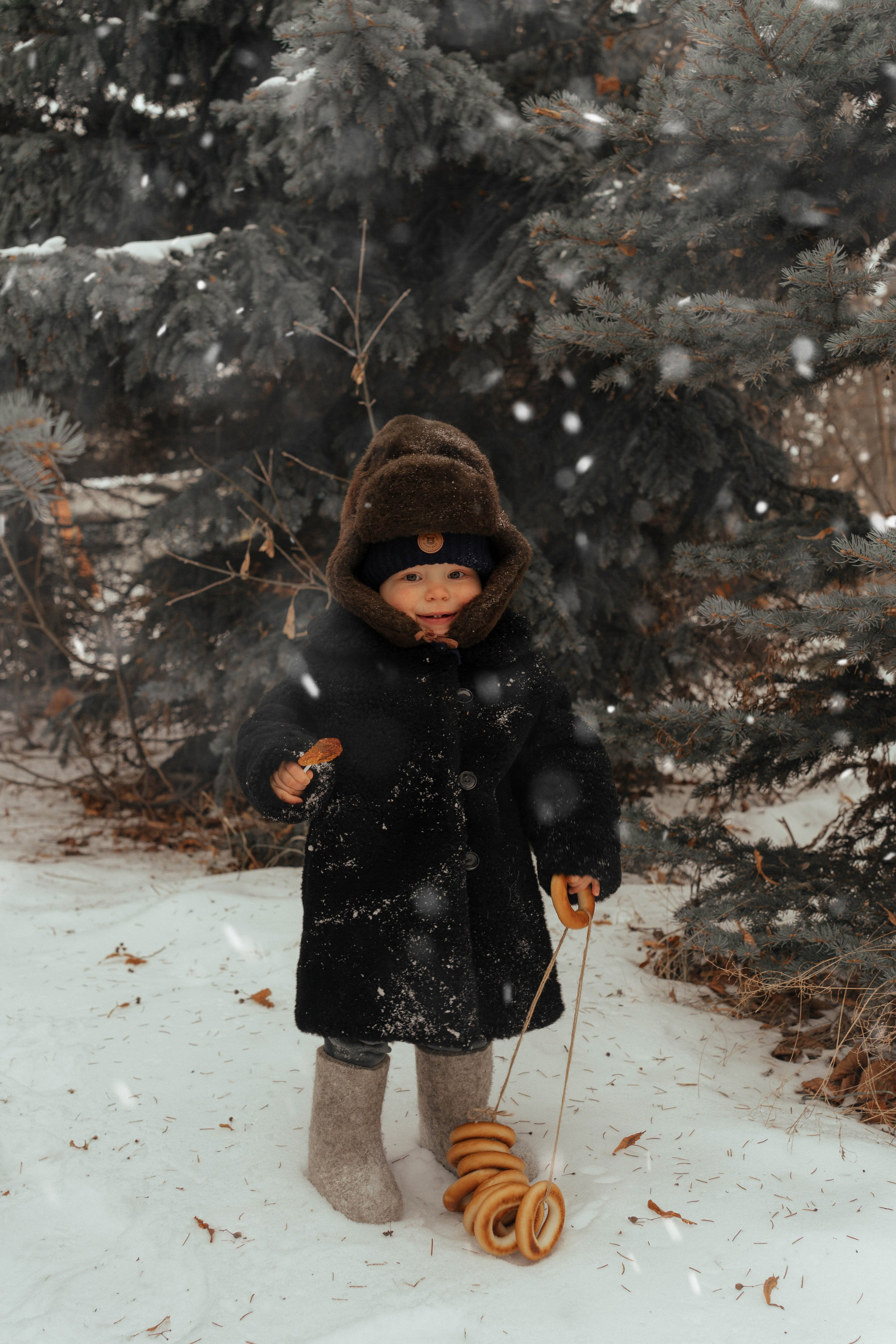 Фотопроект «Зимний лес». Семейный и детский фотограф новорожденных Ульяновск