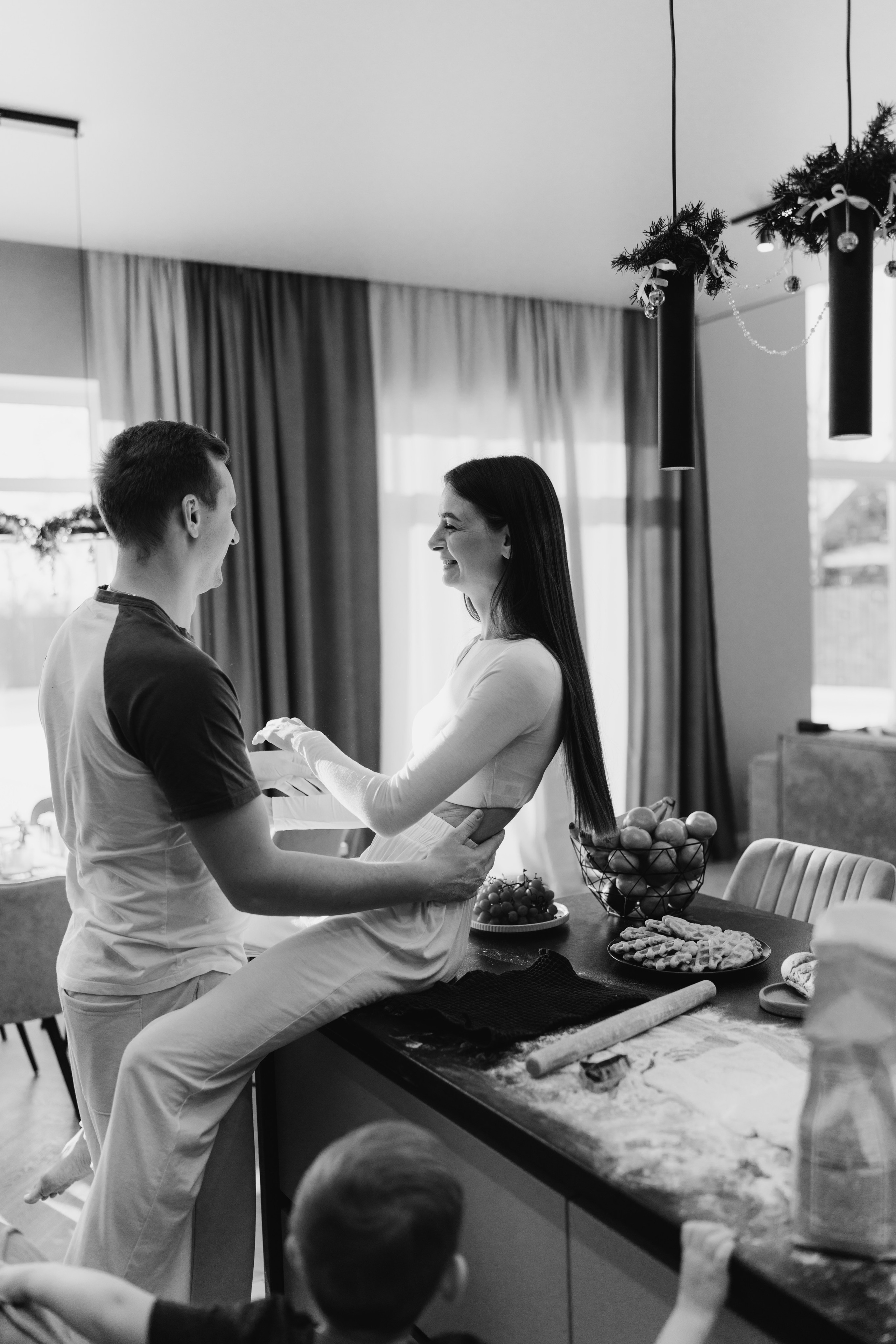 Домашняя съемка семьи Ксении и Алексея. Семейный и портретный фотограф в Санкт-Петербурге Татьяна Гримоть