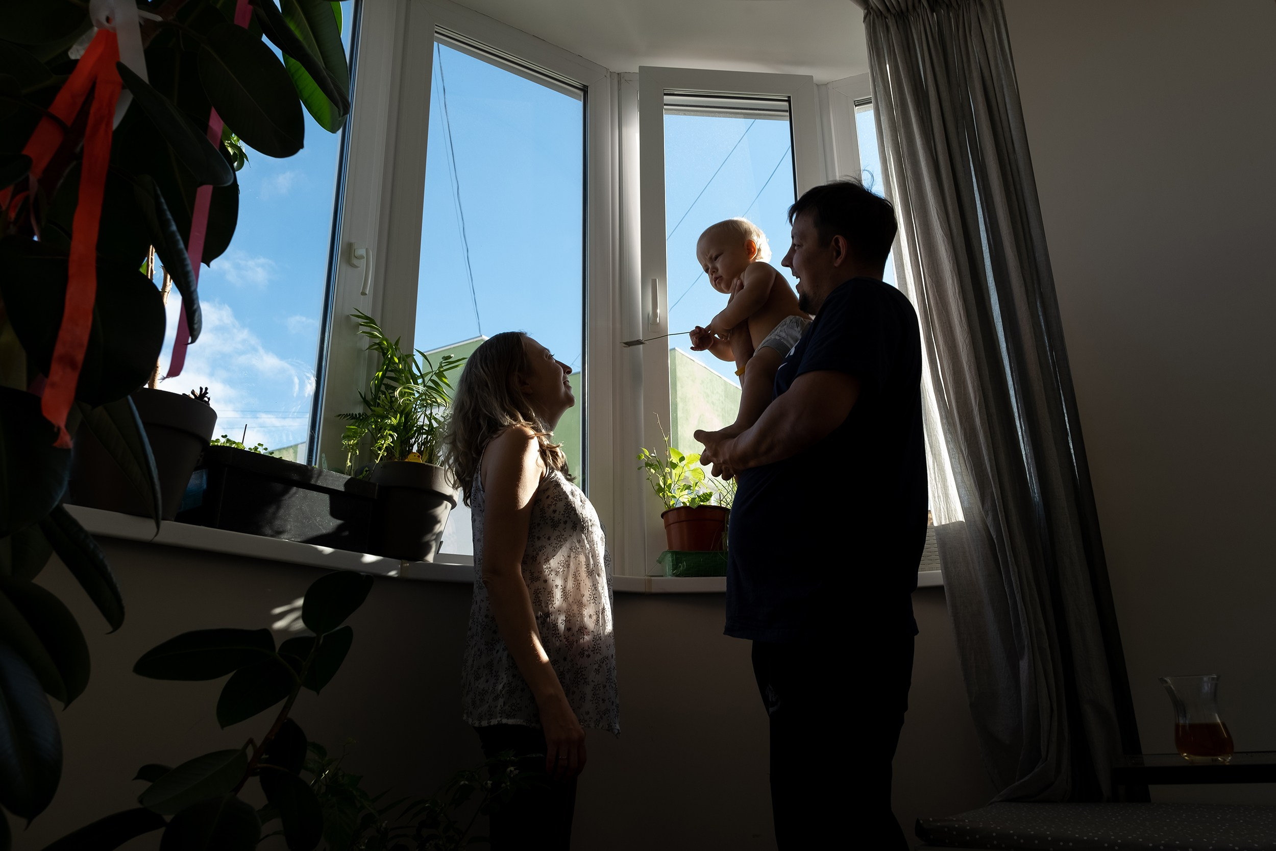 Семья Оли и Владимира (съемка в квартире). Екатерина Мишина творческий фотограф в Самаре