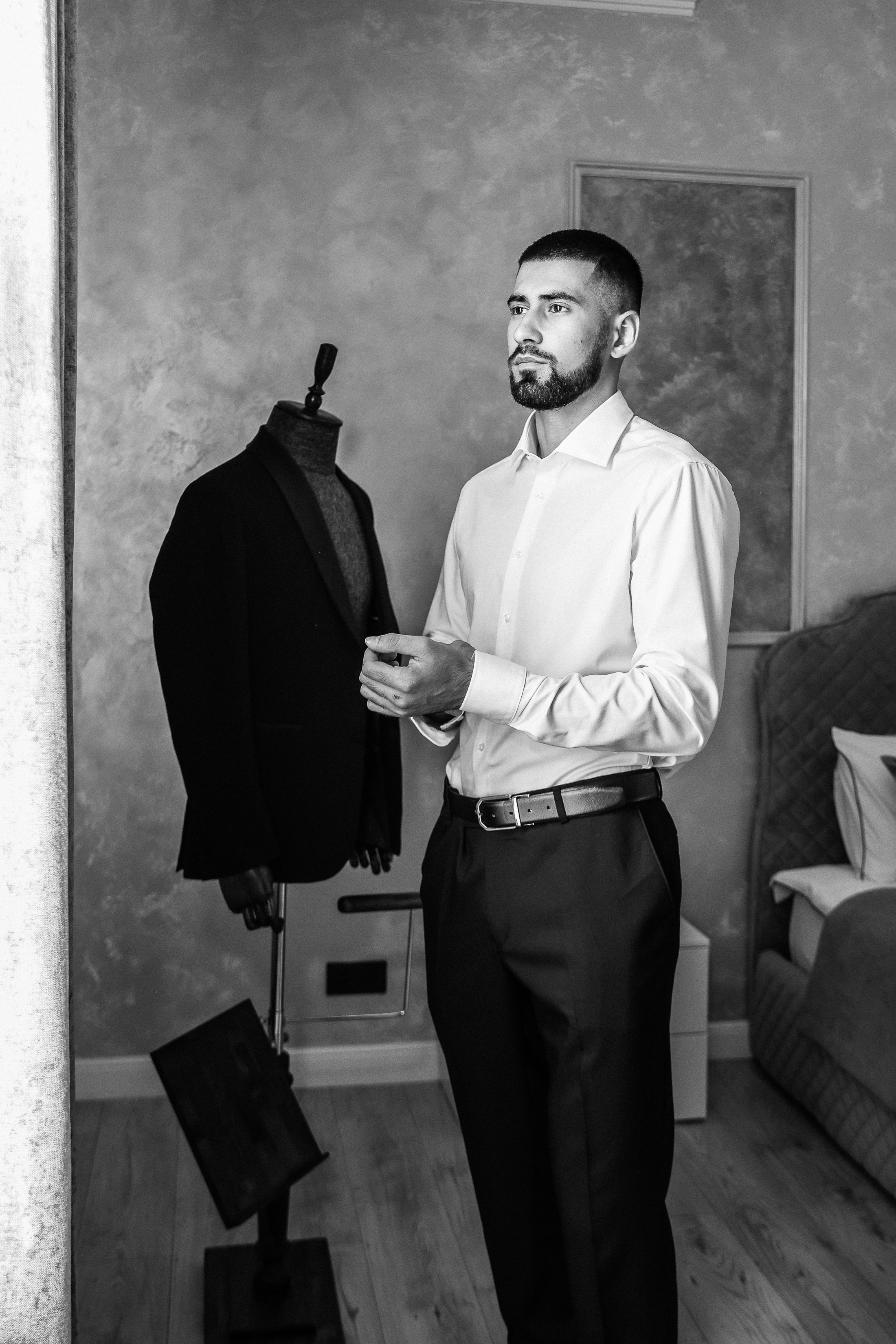 Сборы жениха. Фотограф Юлия Мальцева