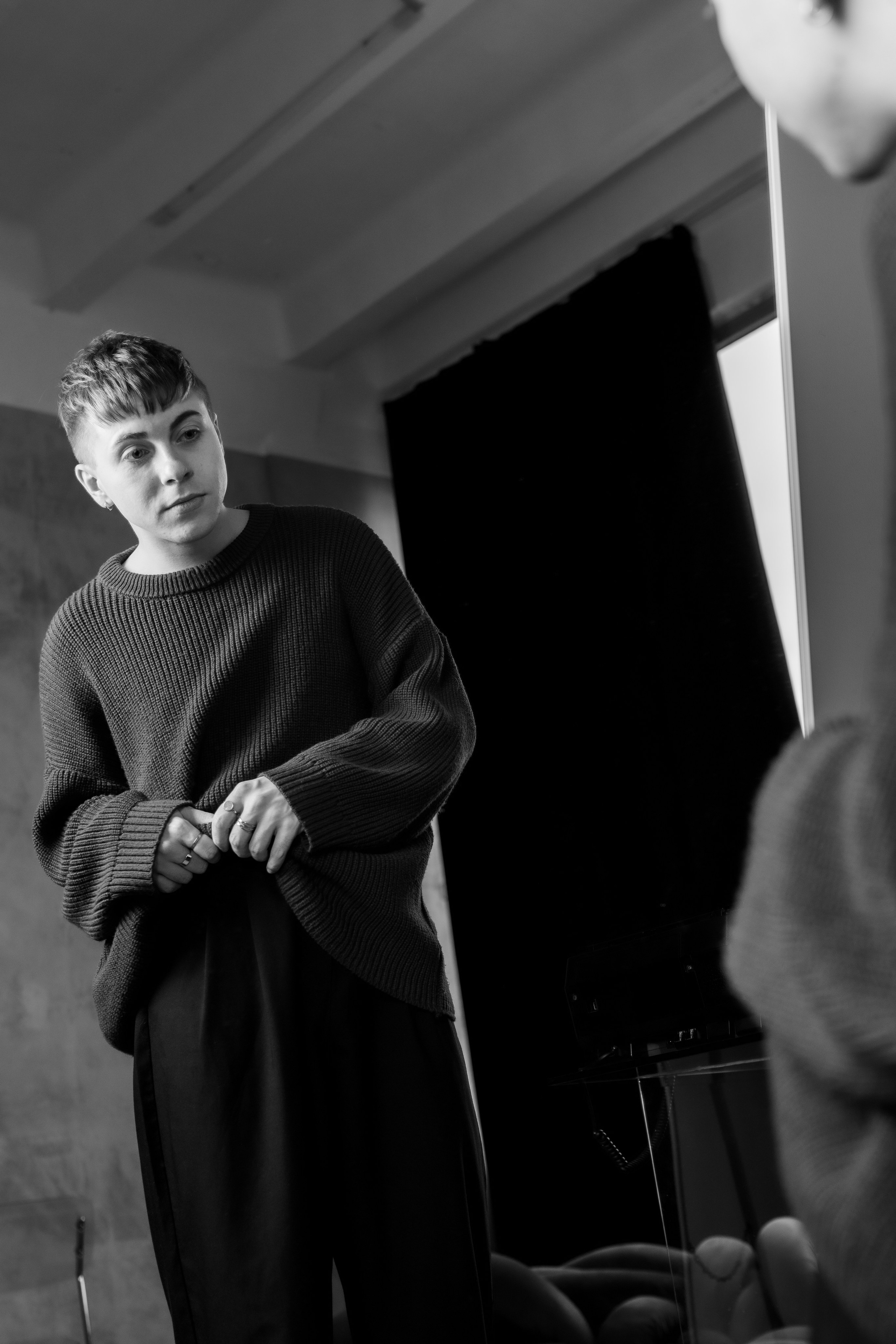 Мужской черно-белый портрет. Фотограф и видеограф в Москве Анна Матюхина