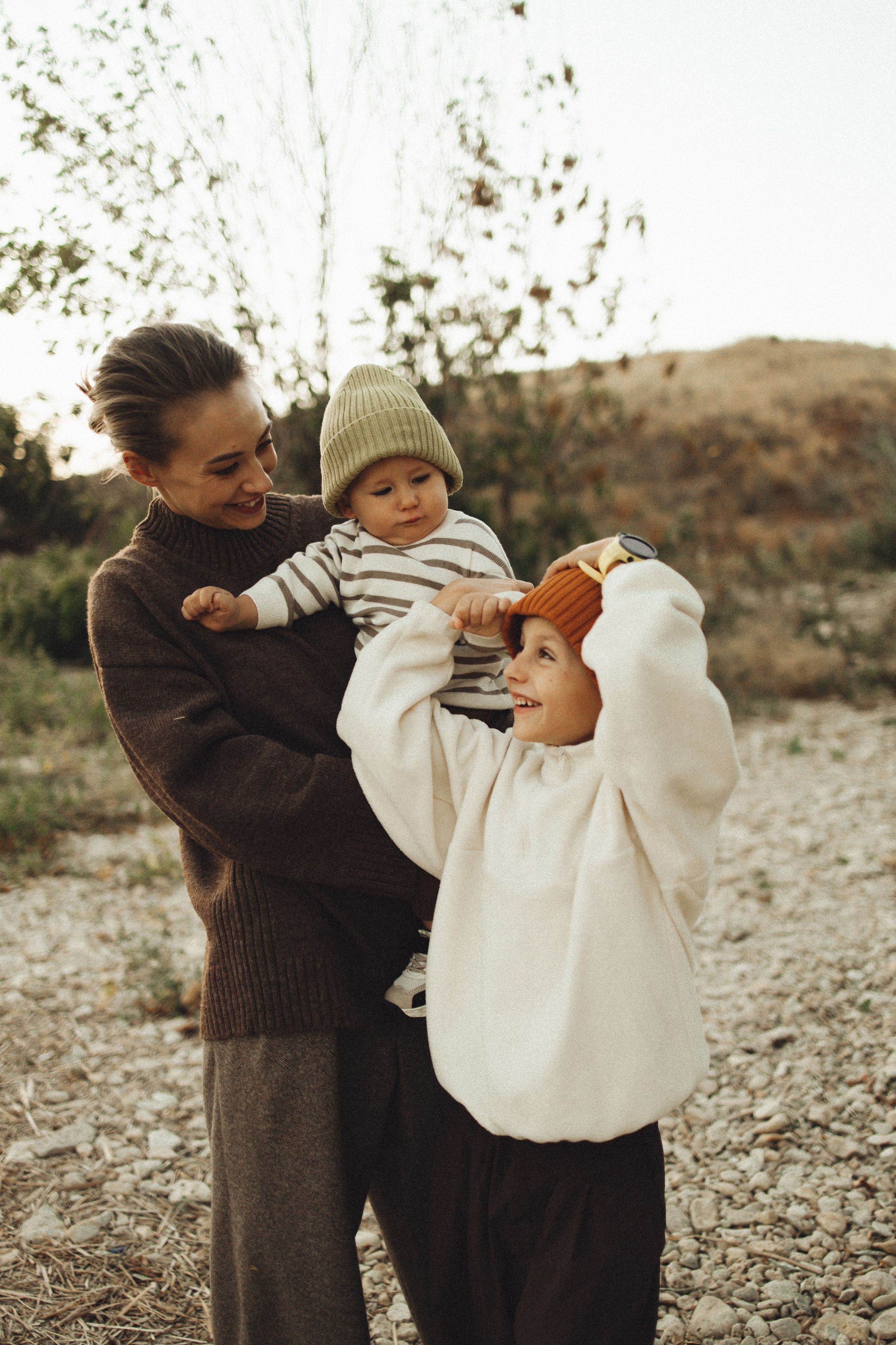 Семейная история, закат в Мержаново. Семейный и детский фотограф, таганрог, ростов-на-дону