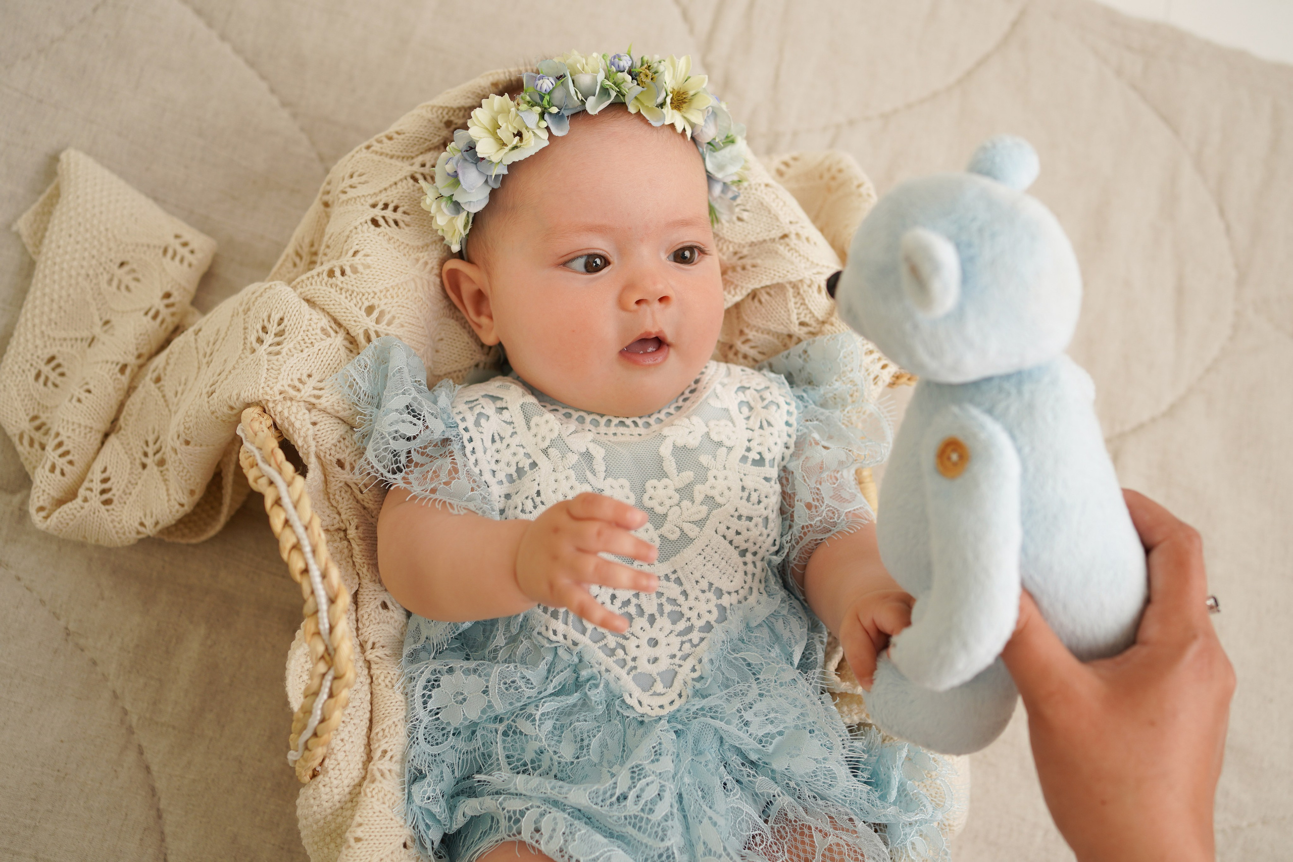 Фотосессия 6 месяцев малышке. Детский фотограф и фотограф новорожденных в Калининград Оксана Иваний