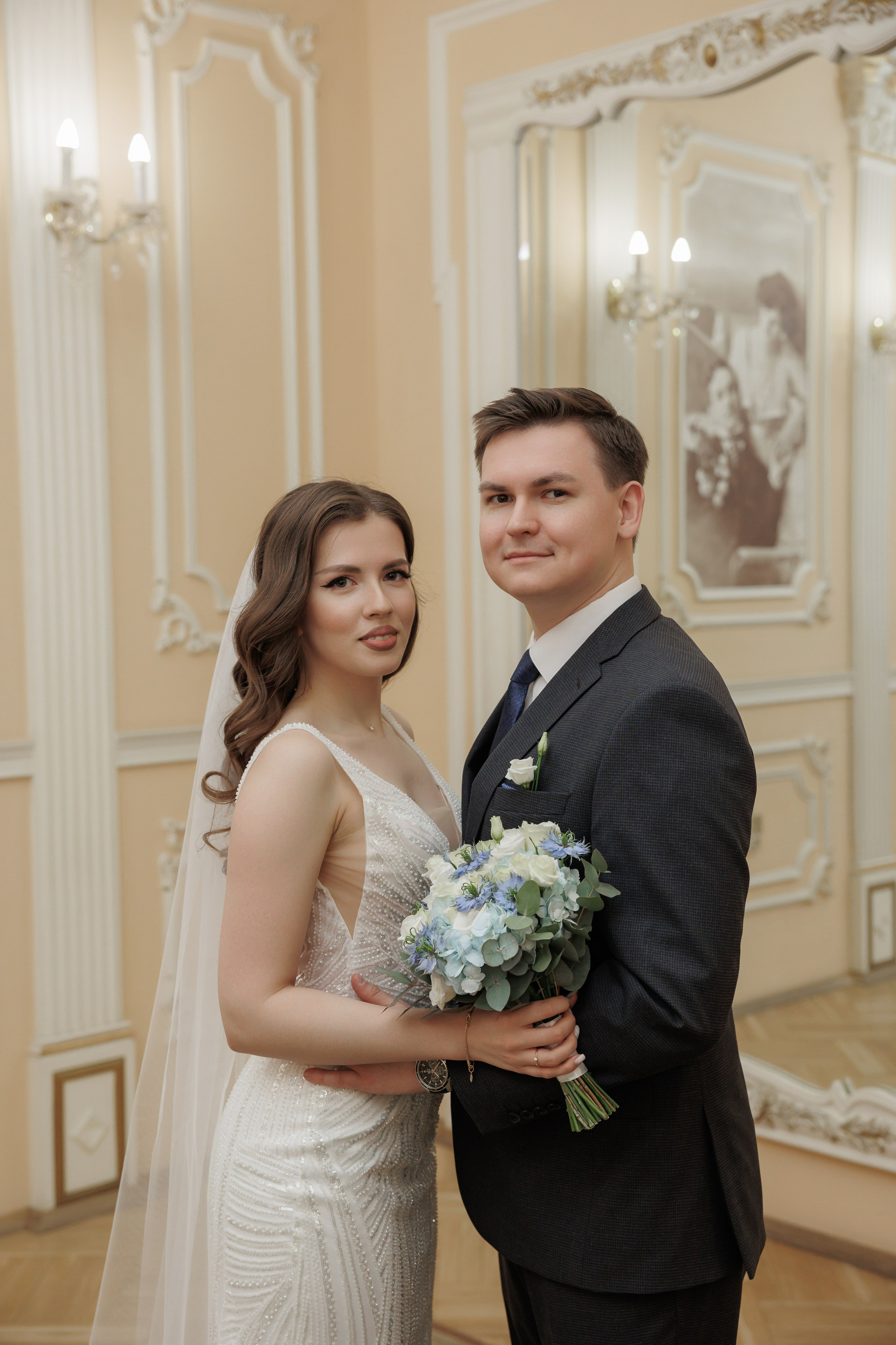 Даша и Дима, Грибоедовский ЗАГС. Свадебный и репортажный фотограф (Москва, Королев и другие)