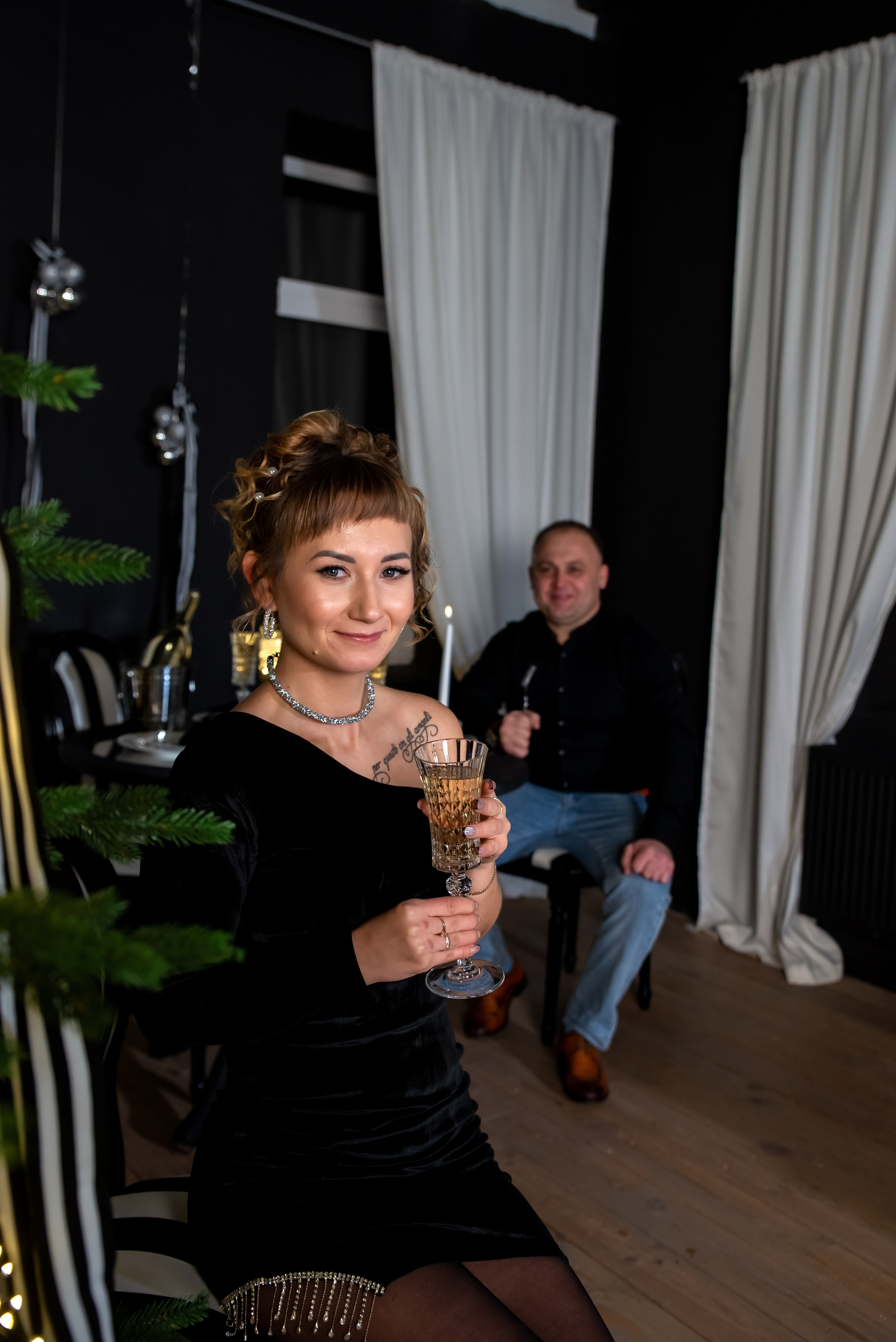 Новогодняя студийная. Фотограф Крещение Венчание Москва