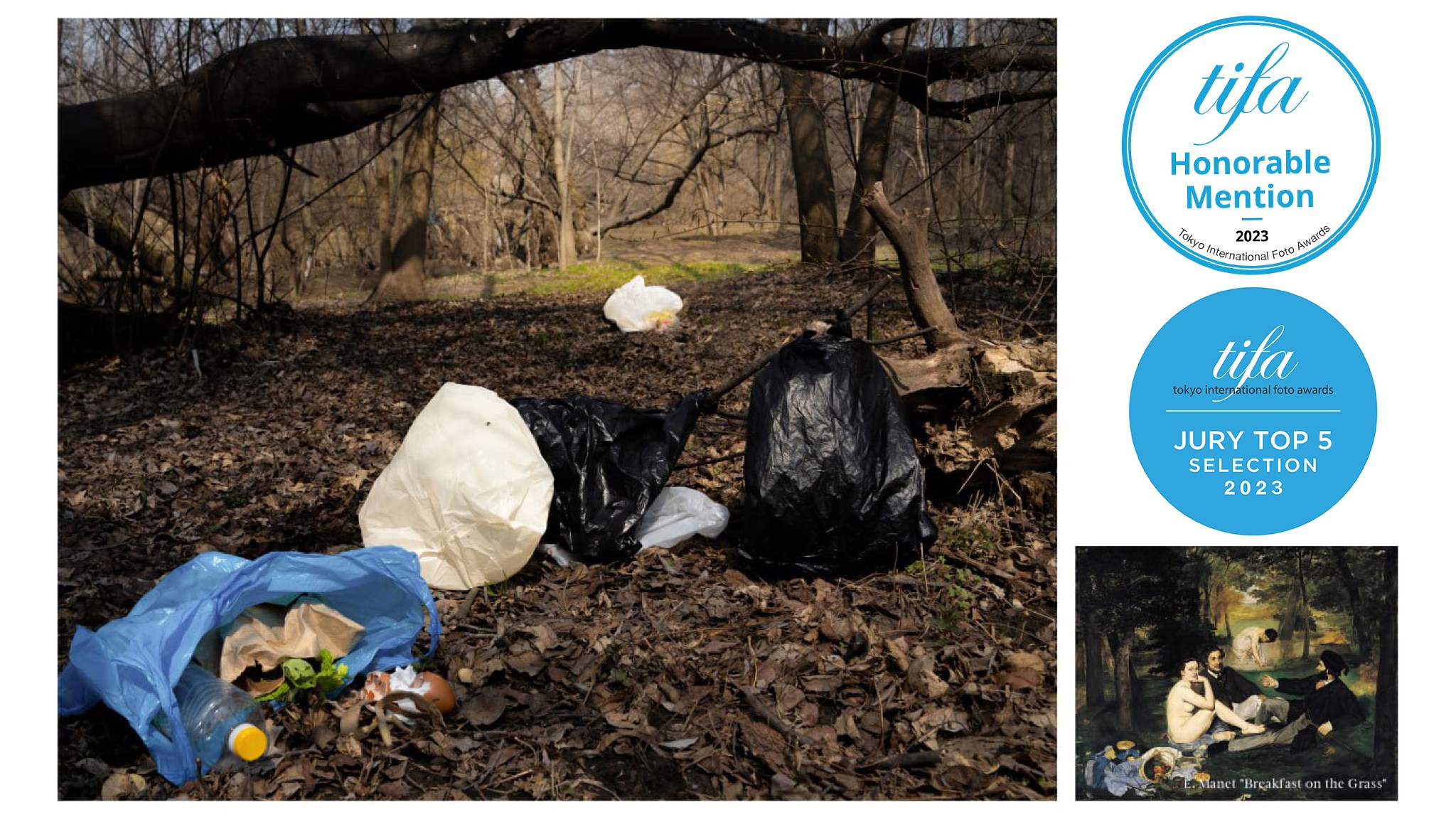 “Plastic bag as a found object” project. Art photographer Serdyuk Yulia