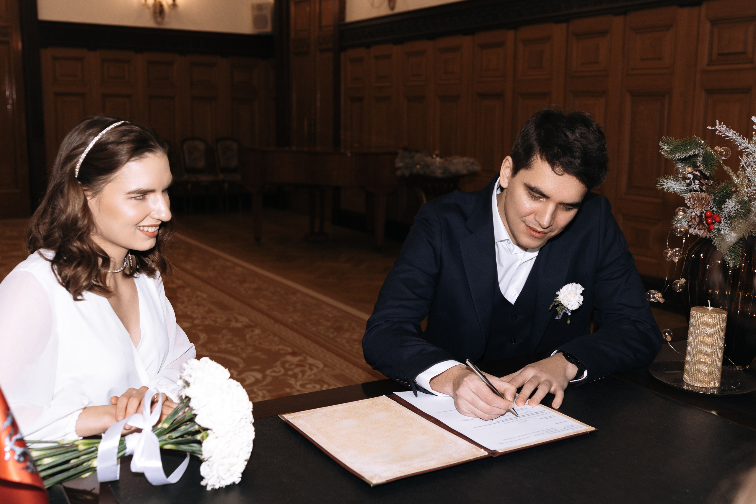 Александра и Костя, Грибоедовский Загс. Свадебный фотограф | Москва