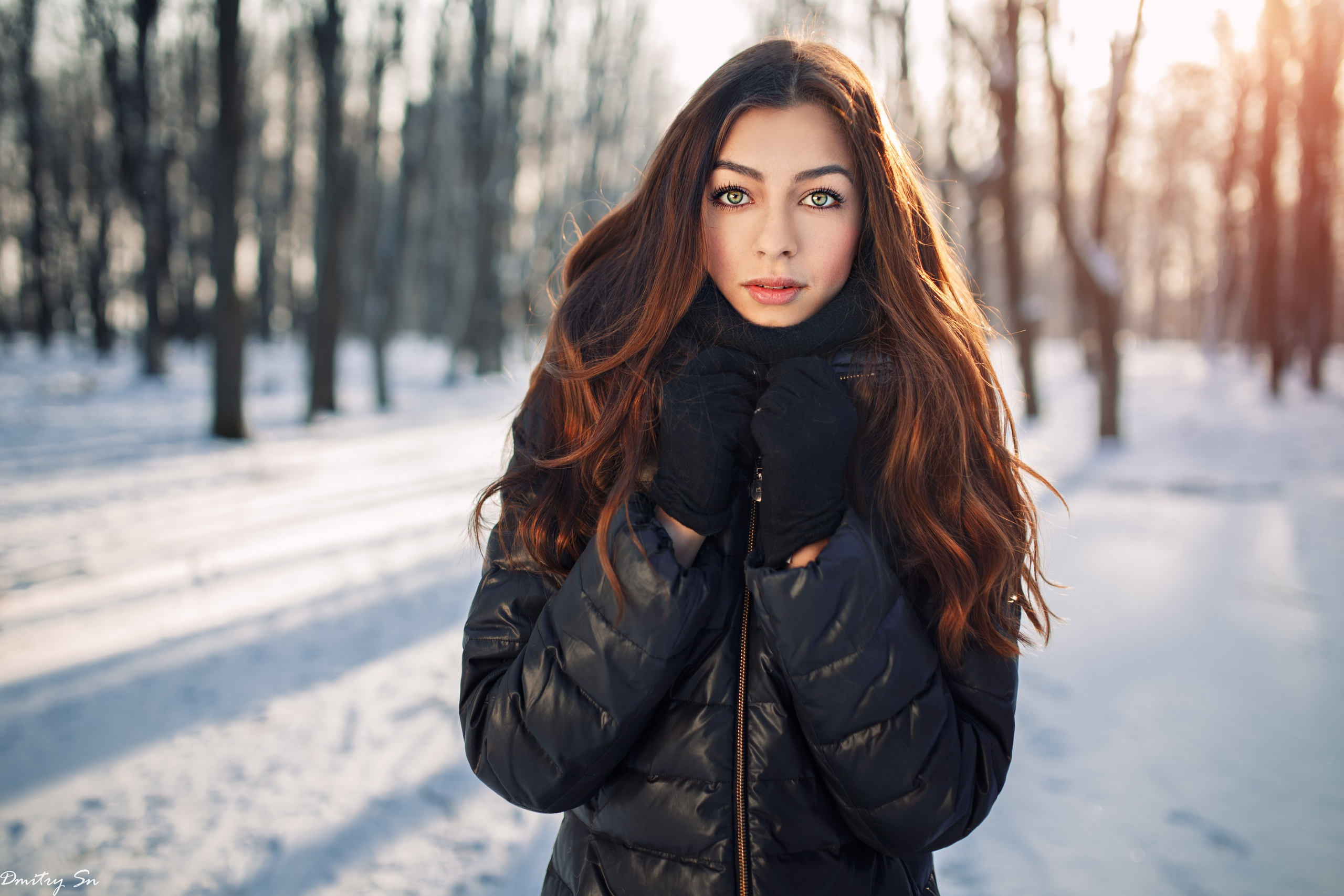 Зимняя съемка в лесу с Екатериной в формате для «себя»