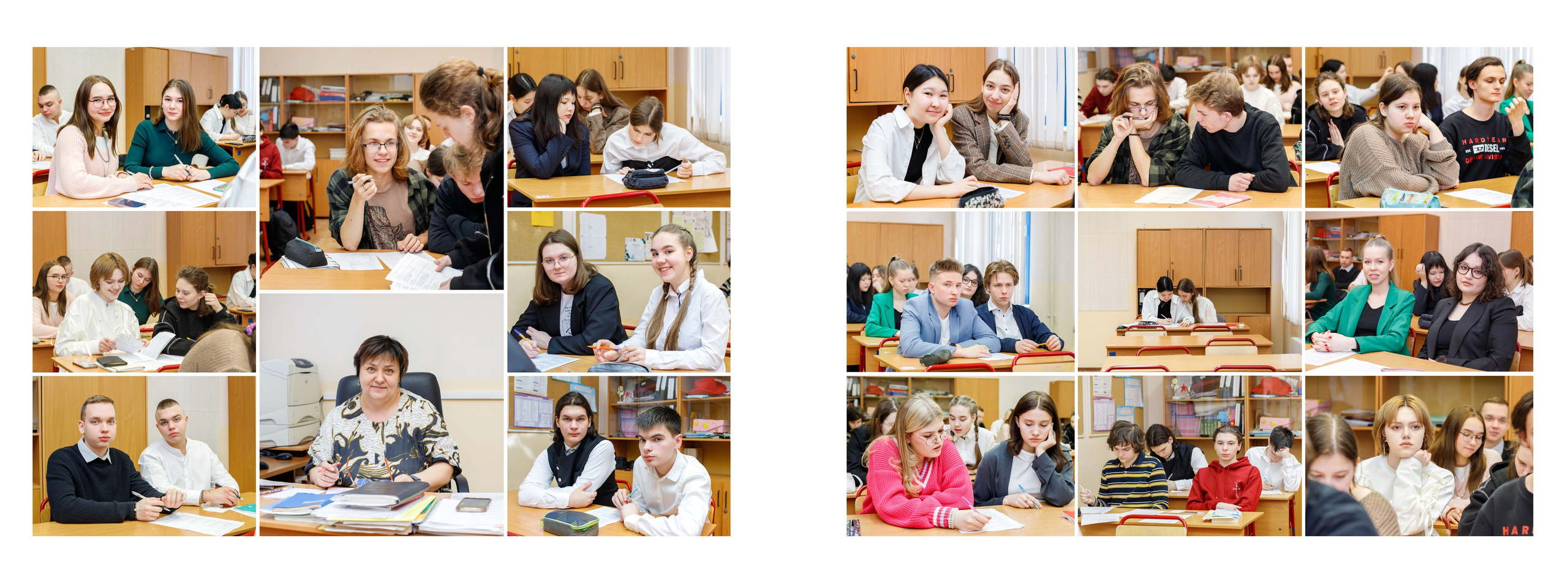 Альбом общей верстки для 11 класса. Семейный и школьный фотограф в Москве Анна Ткач