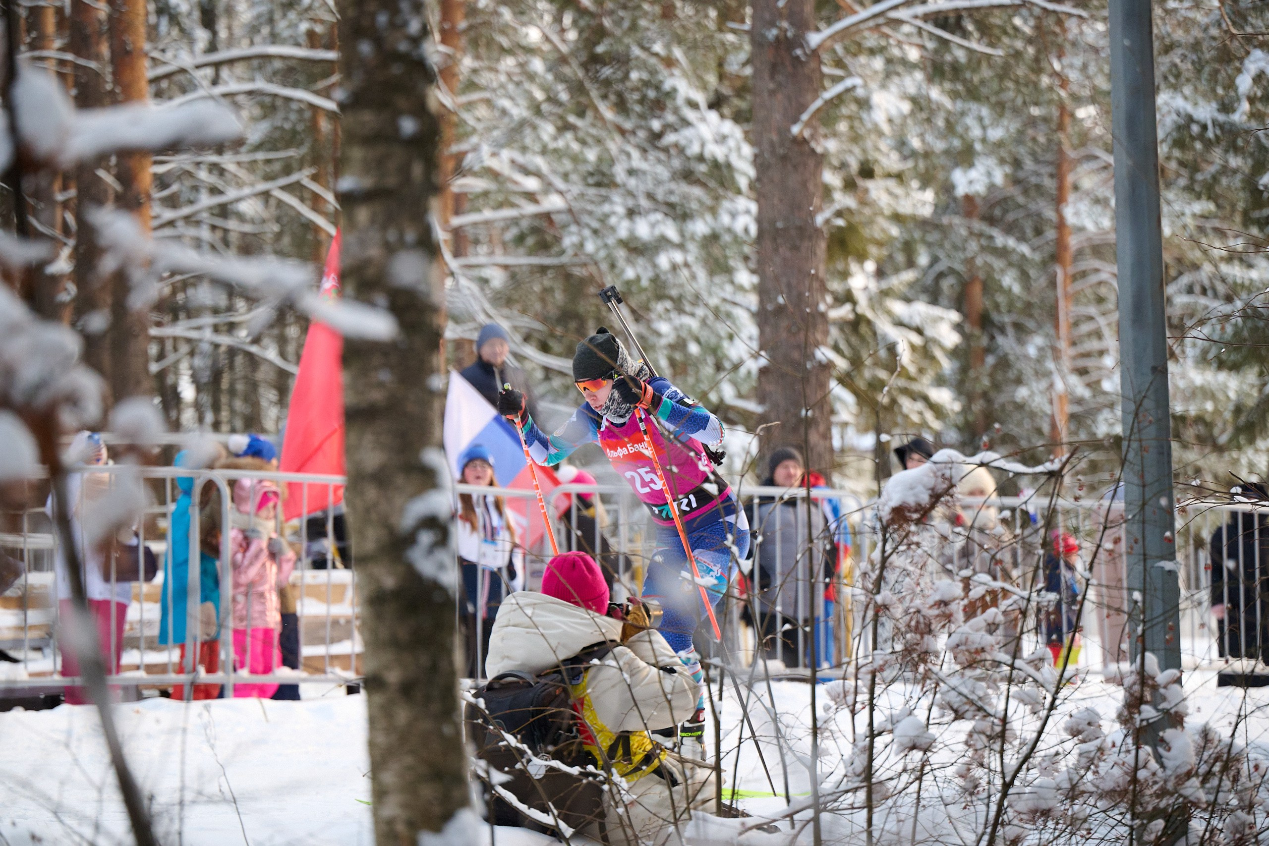 Ижевская Винтовка 55. Спринт. Женщины. Спортивный репортажный фотограф в Ижевске Сергей Мерзляков