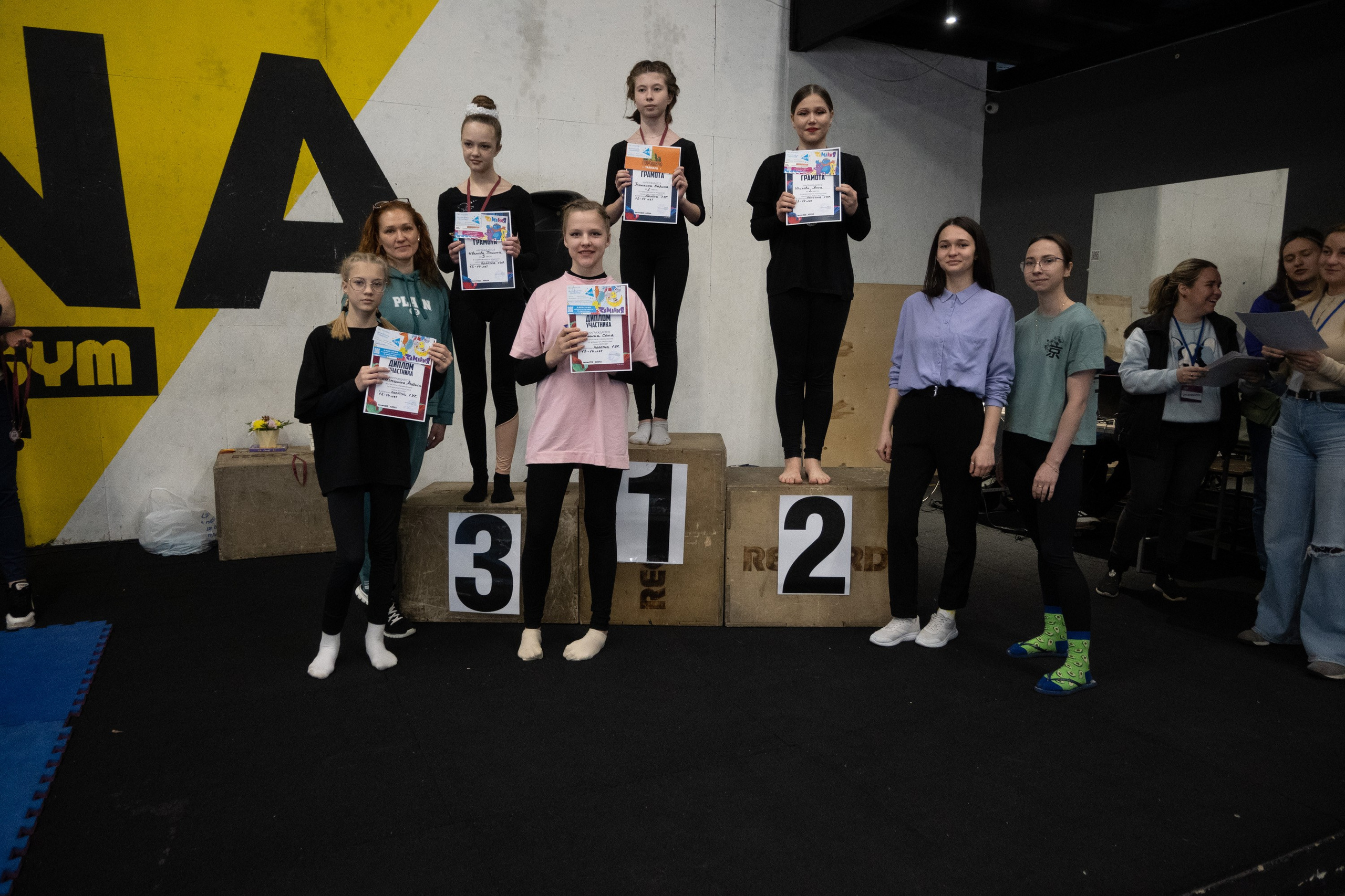 Внутриклубные соревнования по воздушной гимнастике 02.04.23