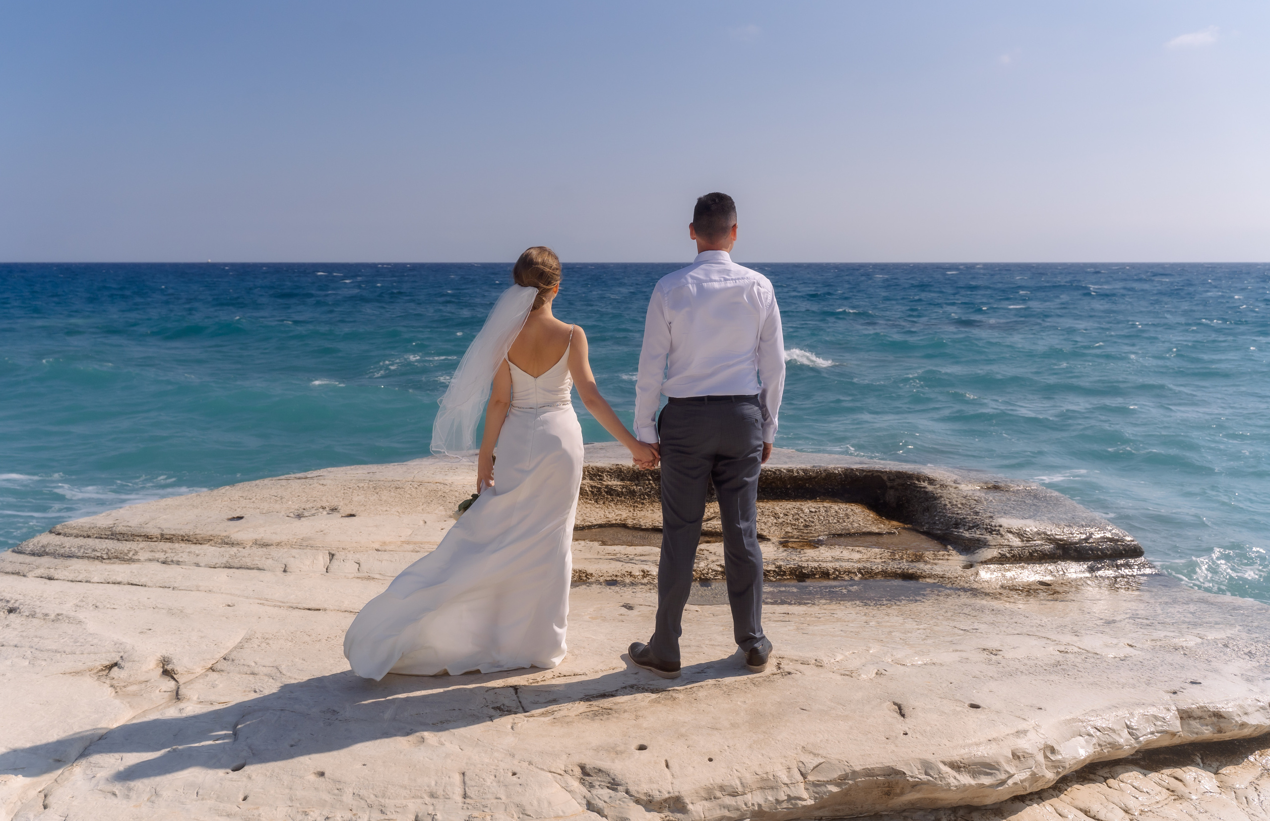 Елена и Алексей 27.03.2023 Кипр. Белые скалы. Свадебный и семейный фотограф Ирина Чернова