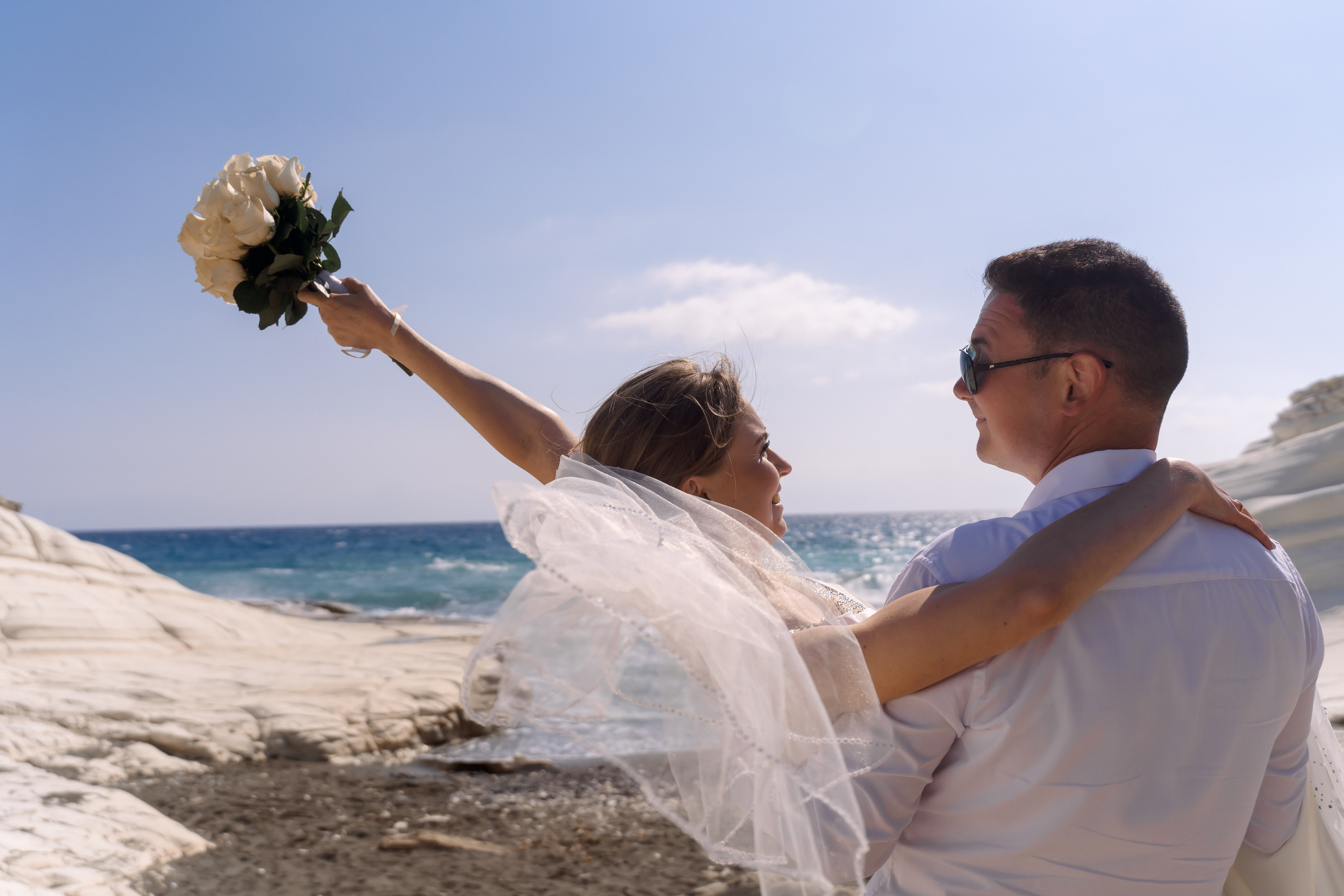 Елена и Алексей 27.03.2023 Кипр. Белые скалы. Свадебный и семейный фотограф Ирина Чернова