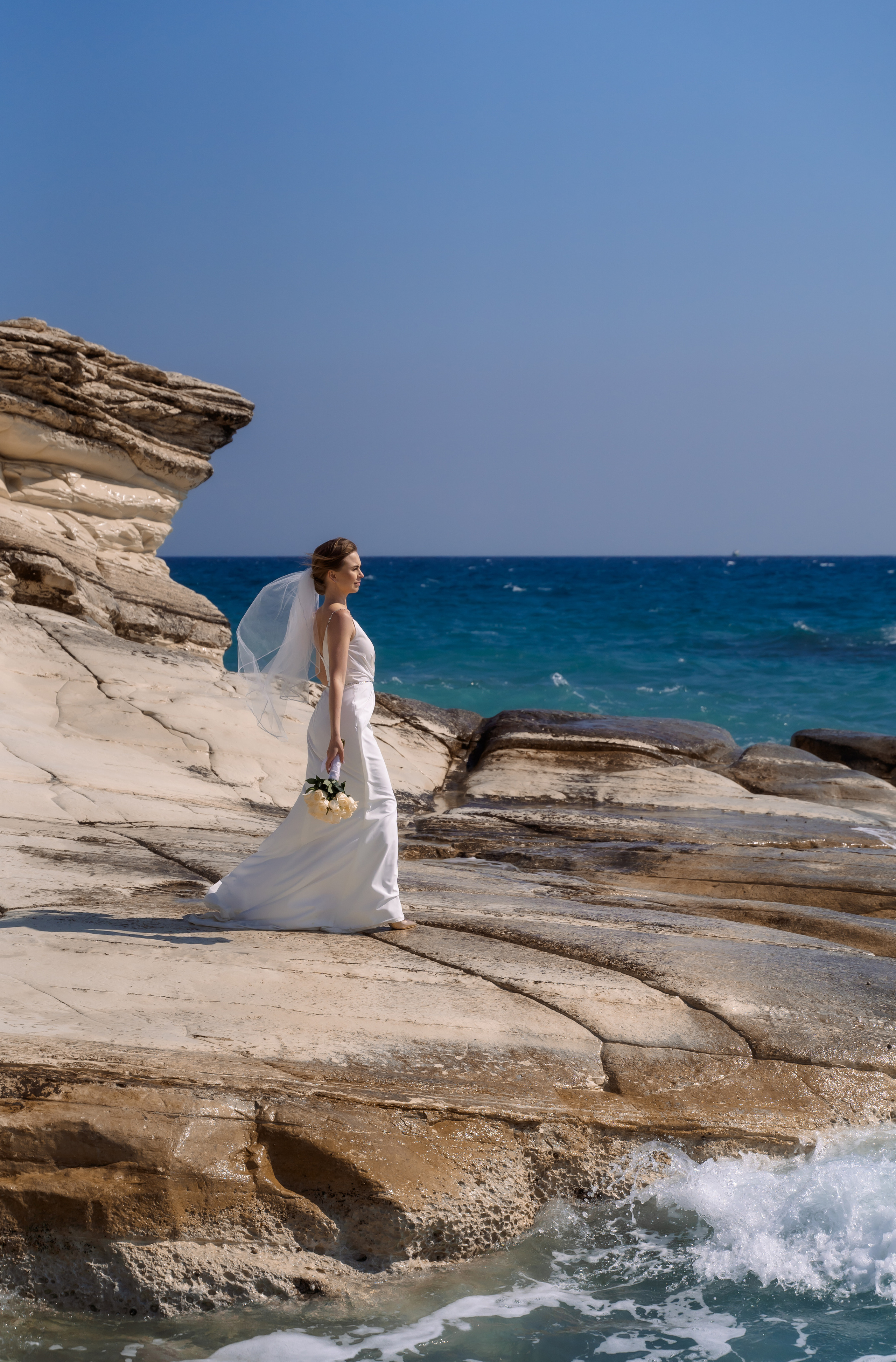 Елена и Алексей 27.03.2023 Кипр. Белые скалы. Свадебный и семейный фотограф Ирина Чернова