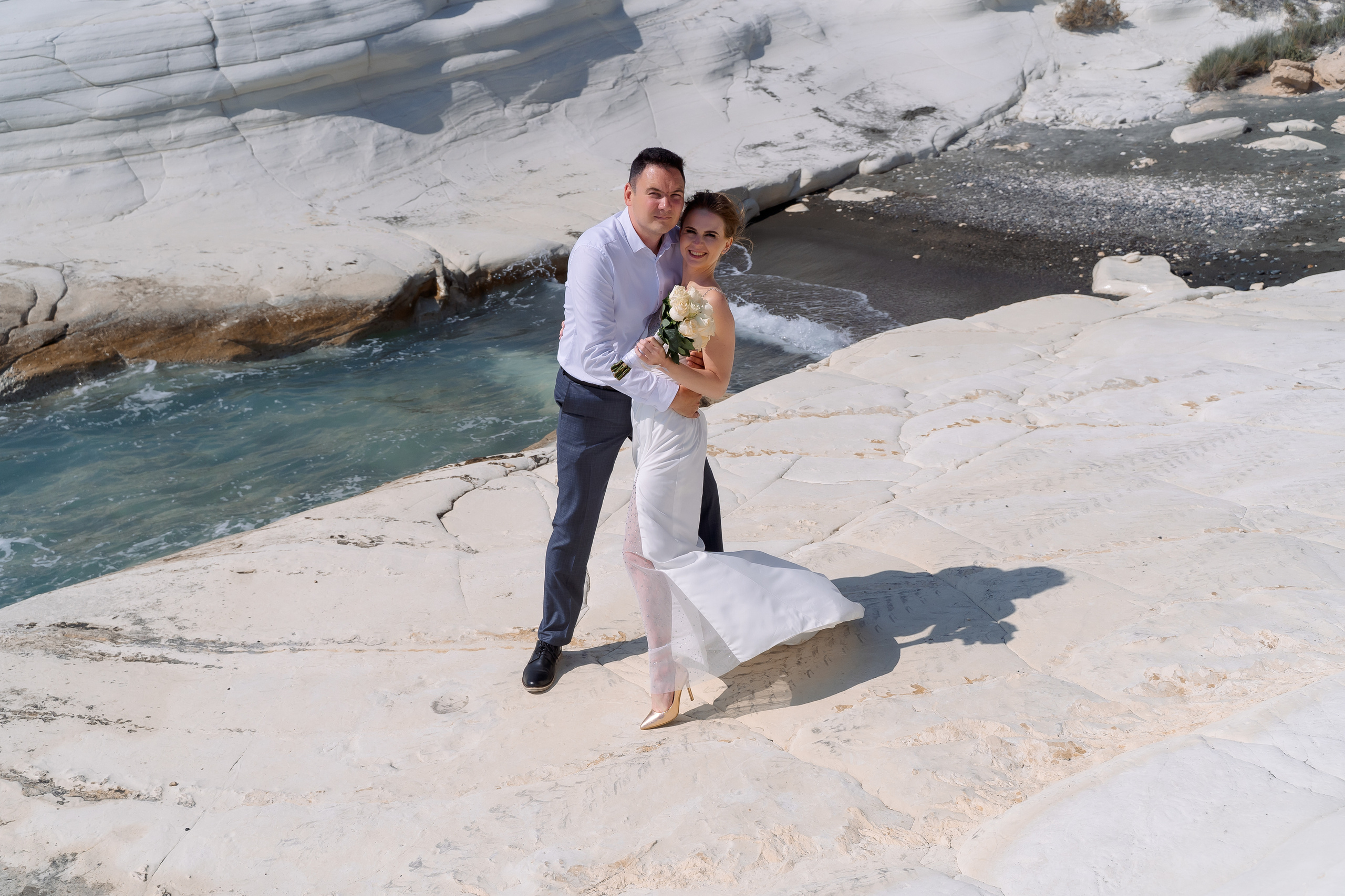 Елена и Алексей 27.03.2023 Кипр. Белые скалы. Свадебный и семейный фотограф Ирина Чернова