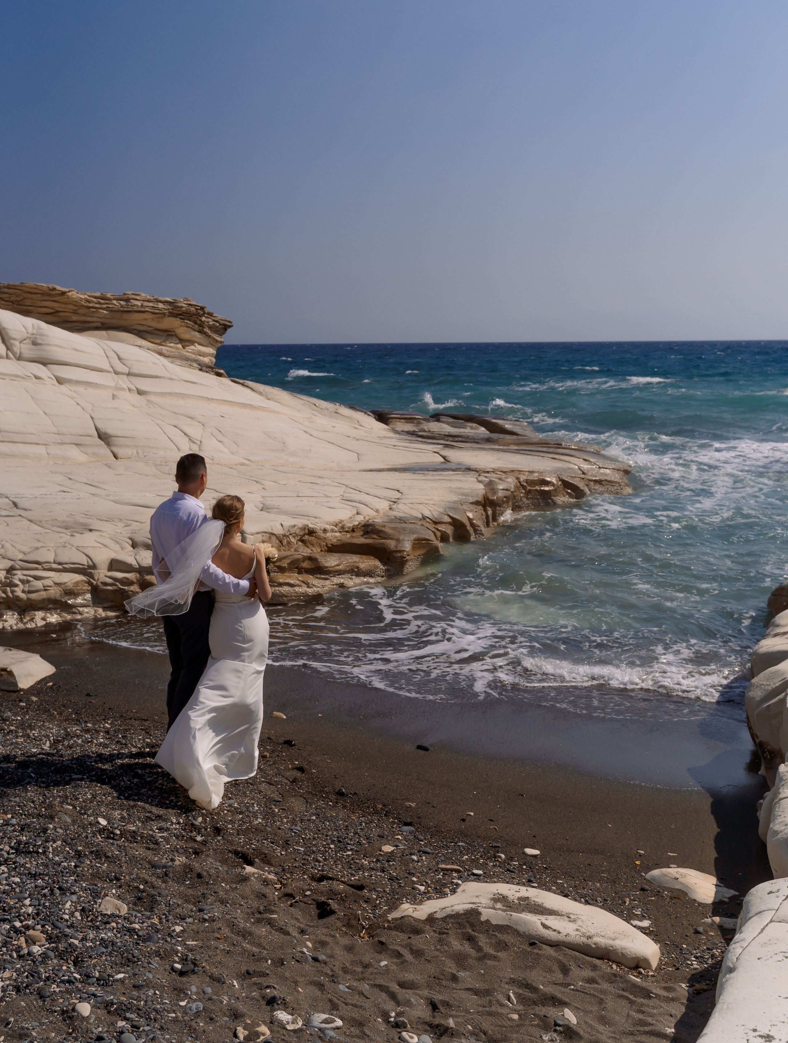 Елена и Алексей 27.03.2023 Кипр. Белые скалы. Свадебный и семейный фотограф Ирина Чернова