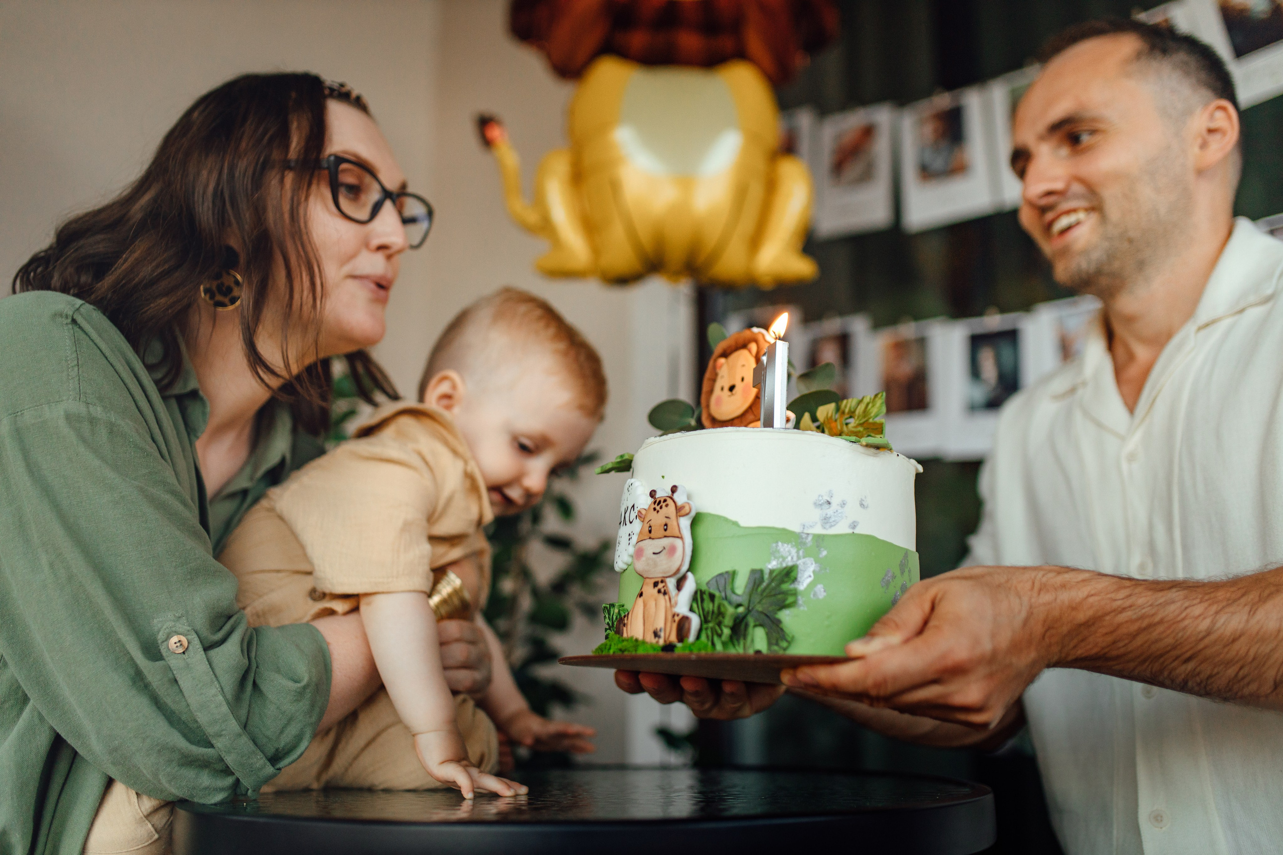 Максику 1 годик, отмечаем дома