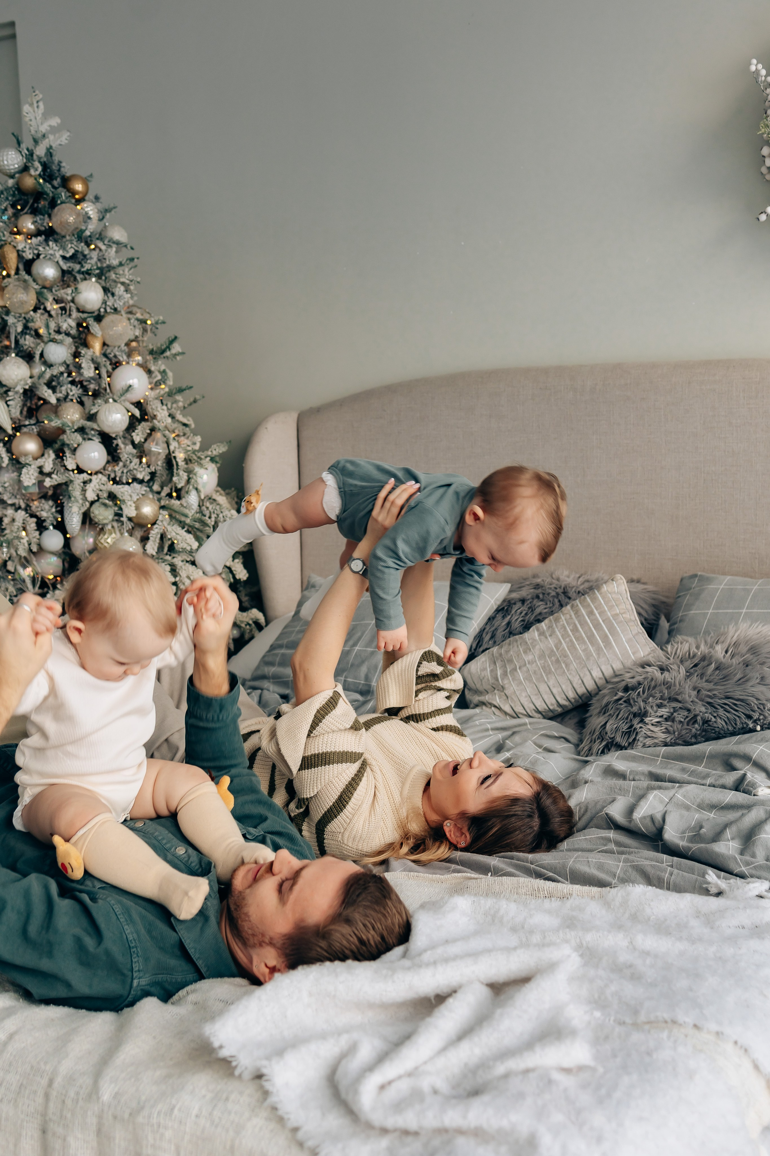 Новый год в студии. Фотограф Алена Малинина в Санкт-Петербурге Пушкин Питер СПб Семейные и детские фотосессии