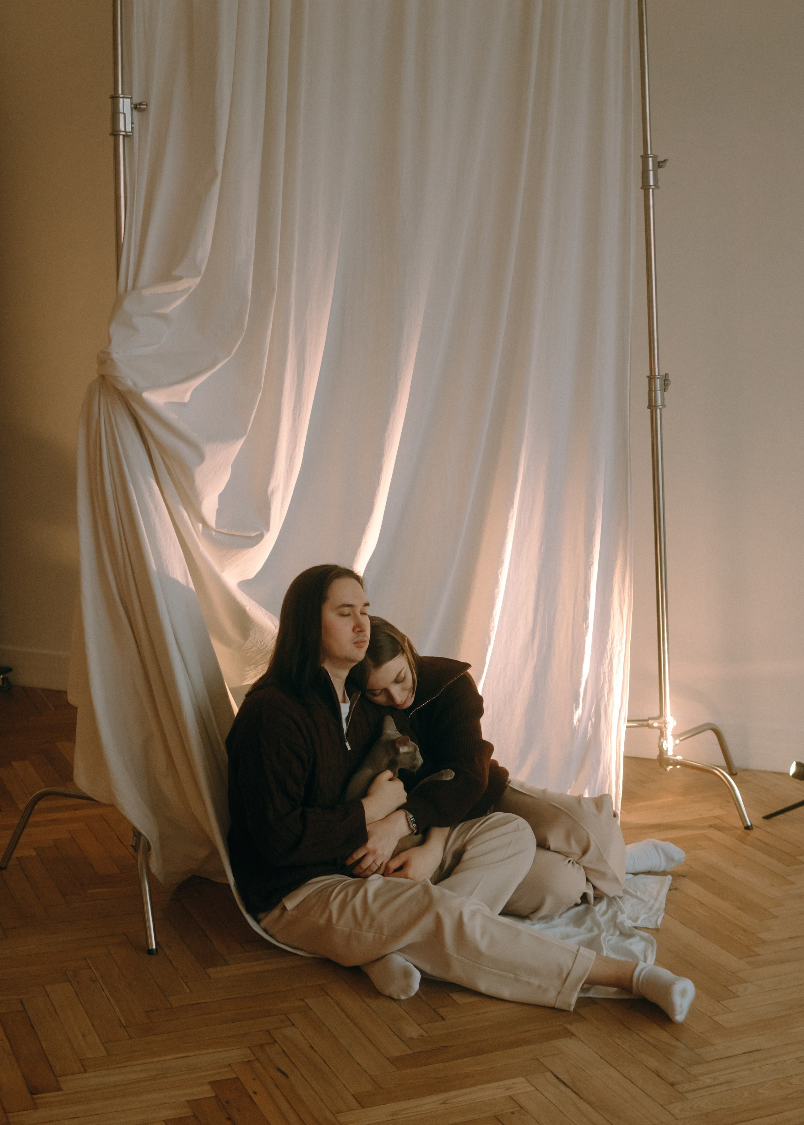 Амина, Булат и Орион. Фотограф-анималист Ксения Воробьева, Москва