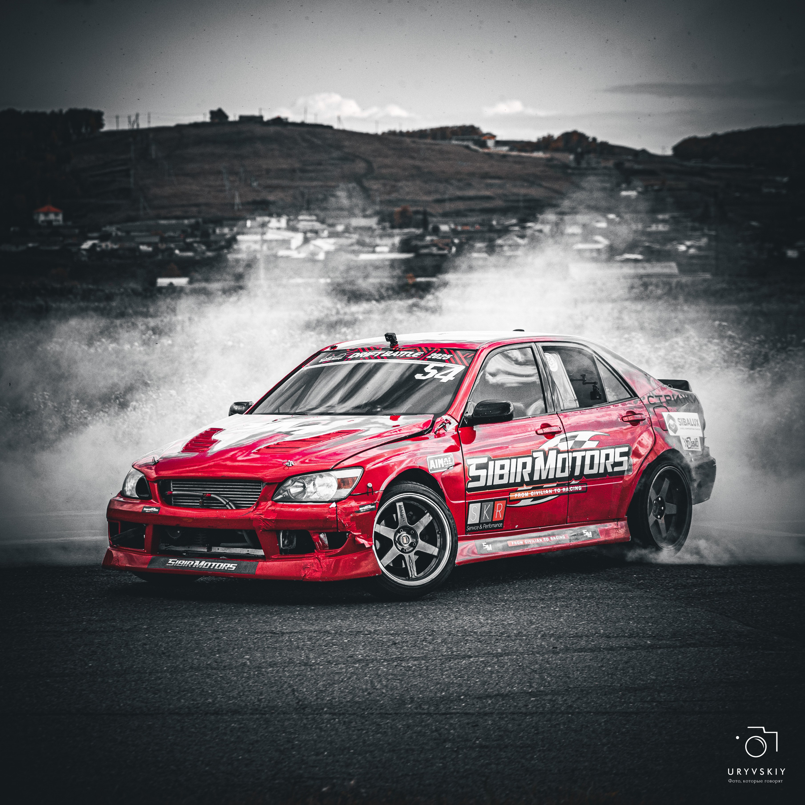 Красное кольцо. Дрифт баттл. Игорь Урывский. Фотограф Красноярск