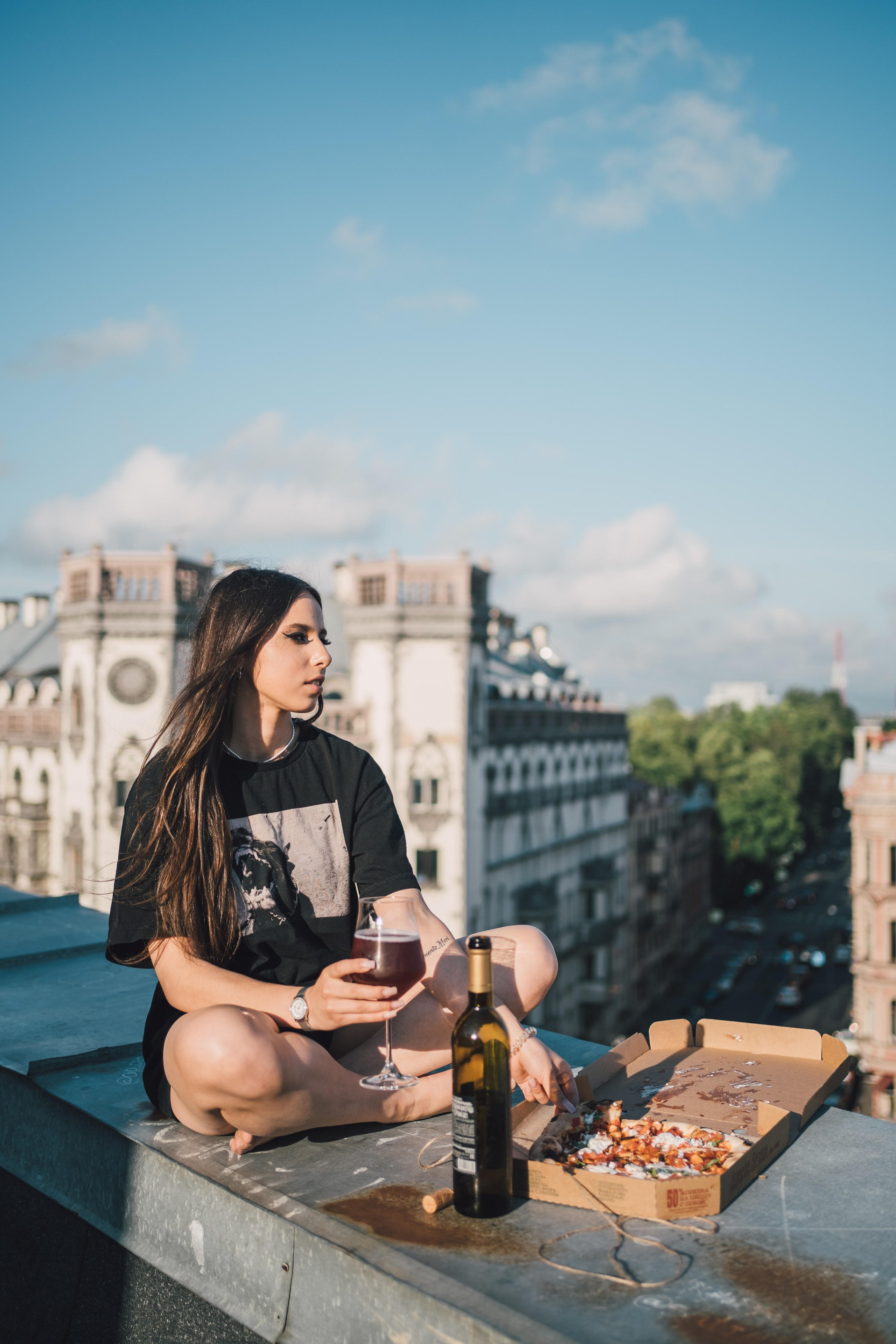 На крыше. Репортажный фотограф в Санкт-Петербурге. Фотограф на мероприятие в СПБ