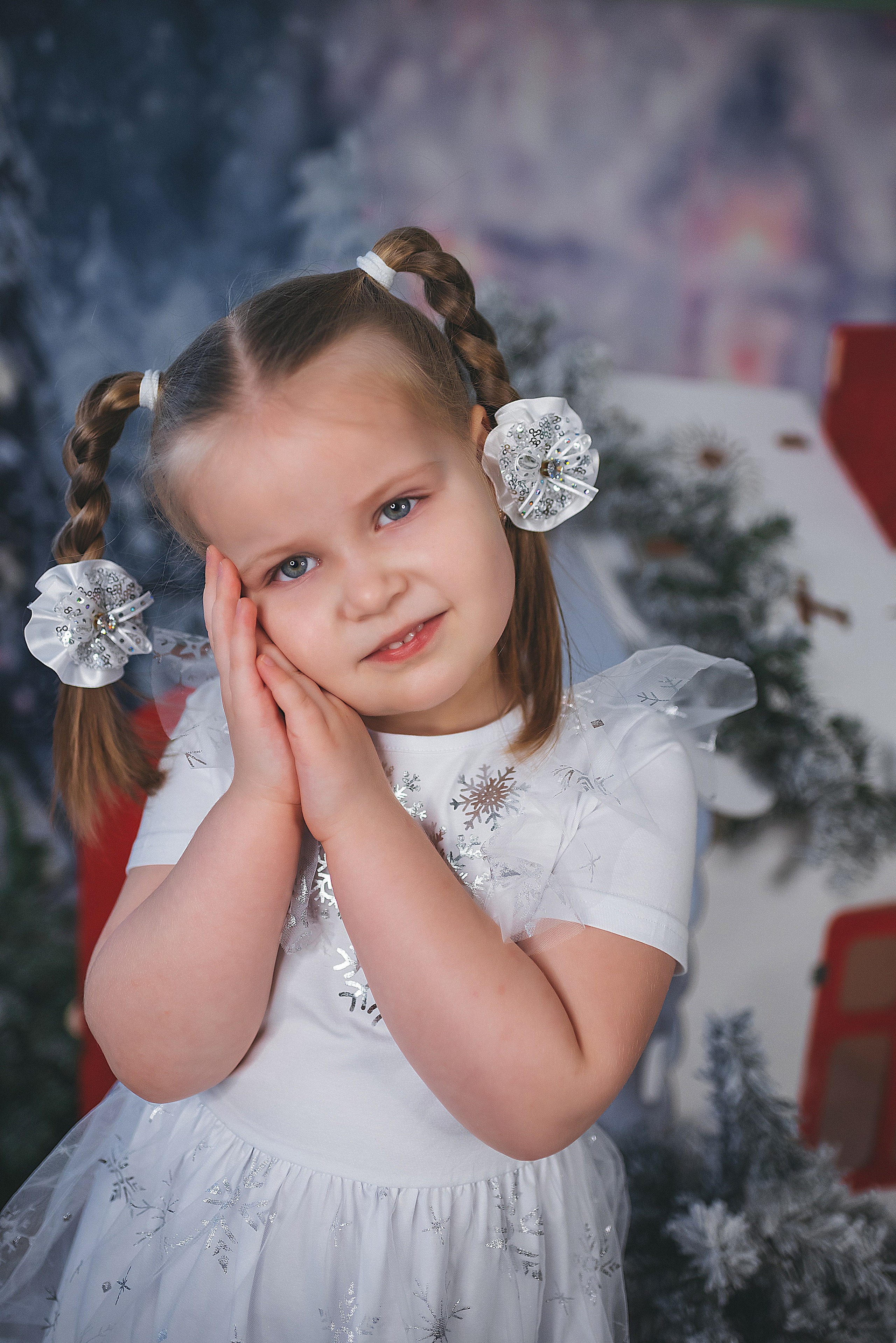 Проект «Новогодний домик». Семейный и детский фотограф в Тейково