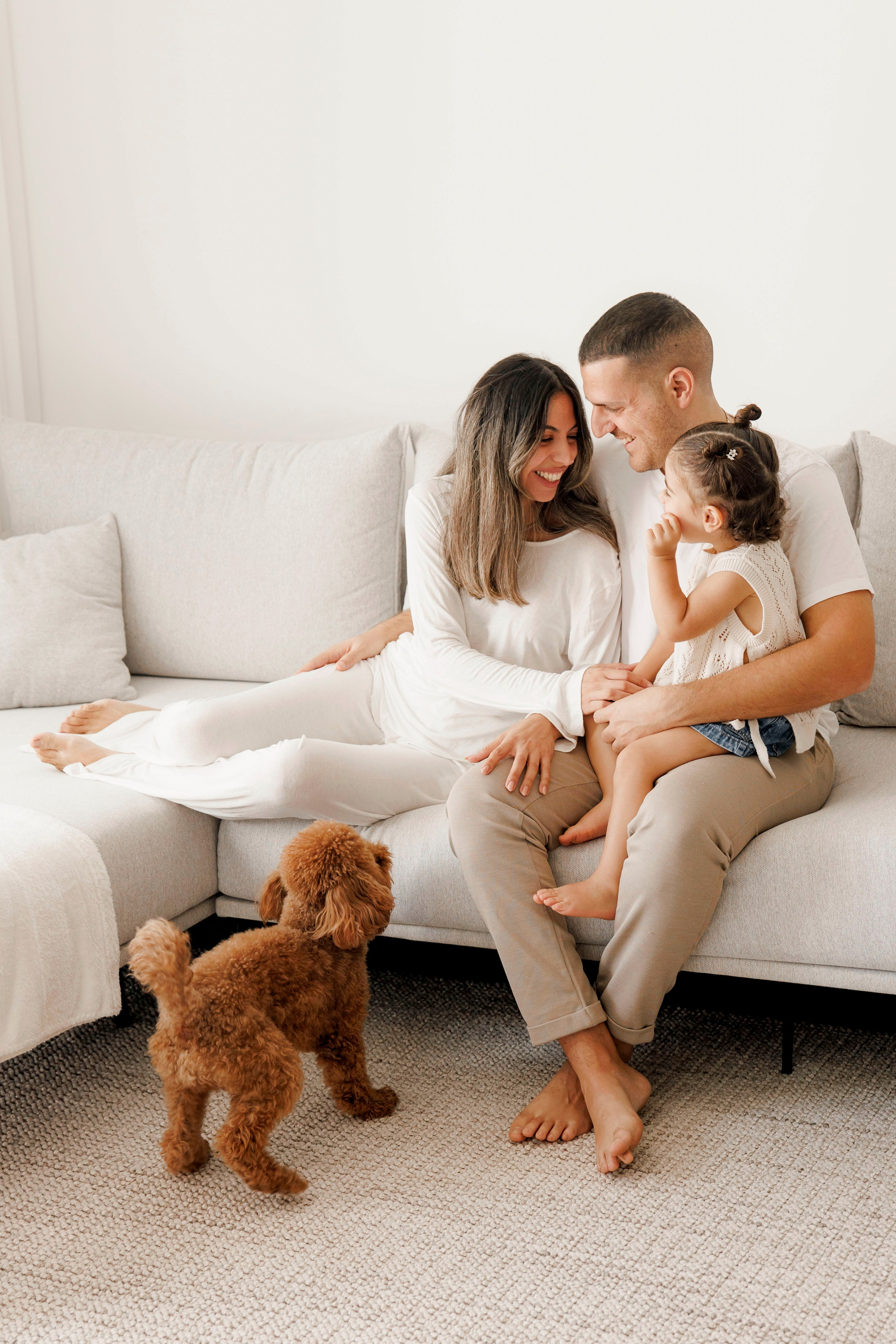 Family photoshoot at home. Главная