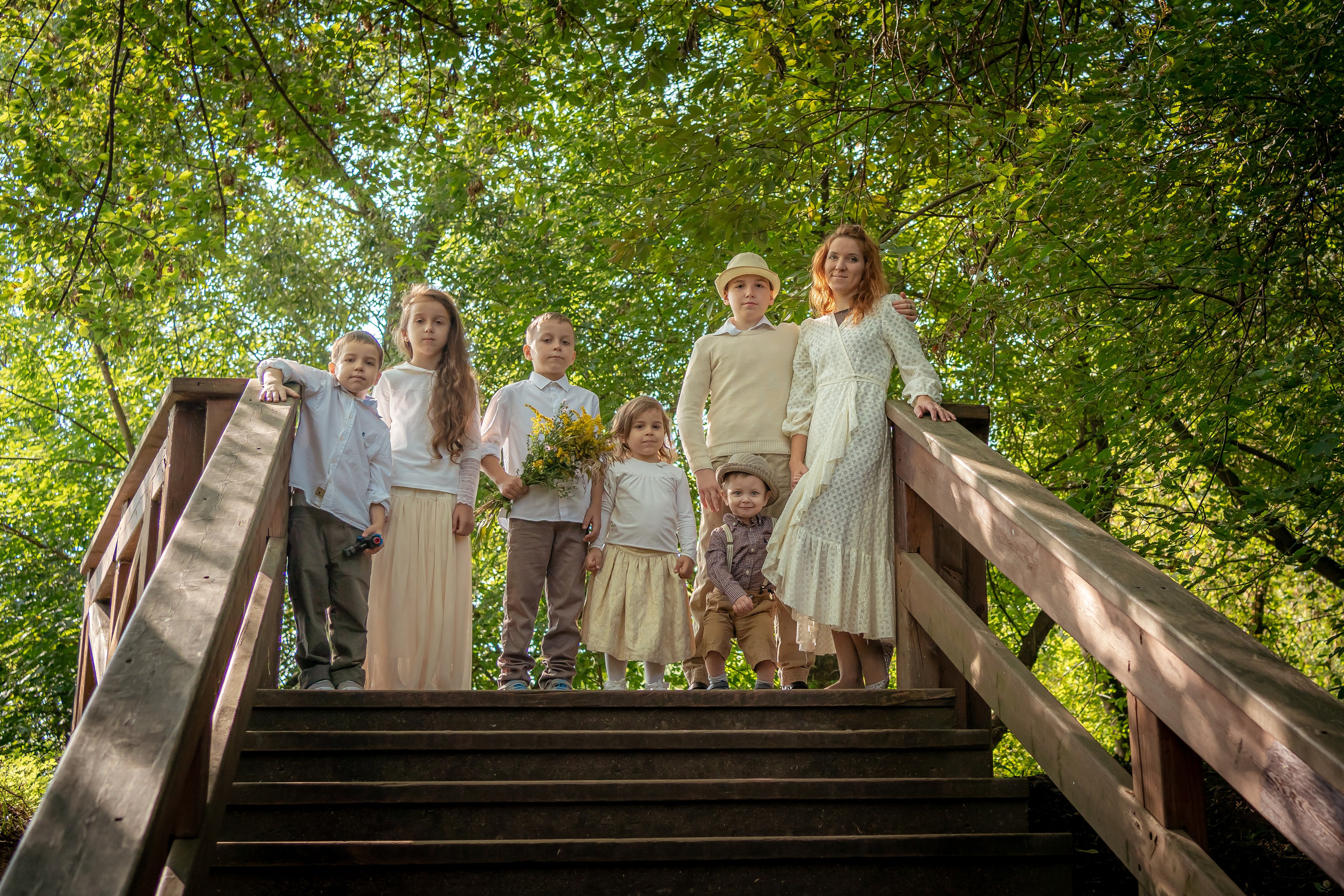 Екатерина с детьми. Семейный фотограф Варвара Сорока в городе Москве