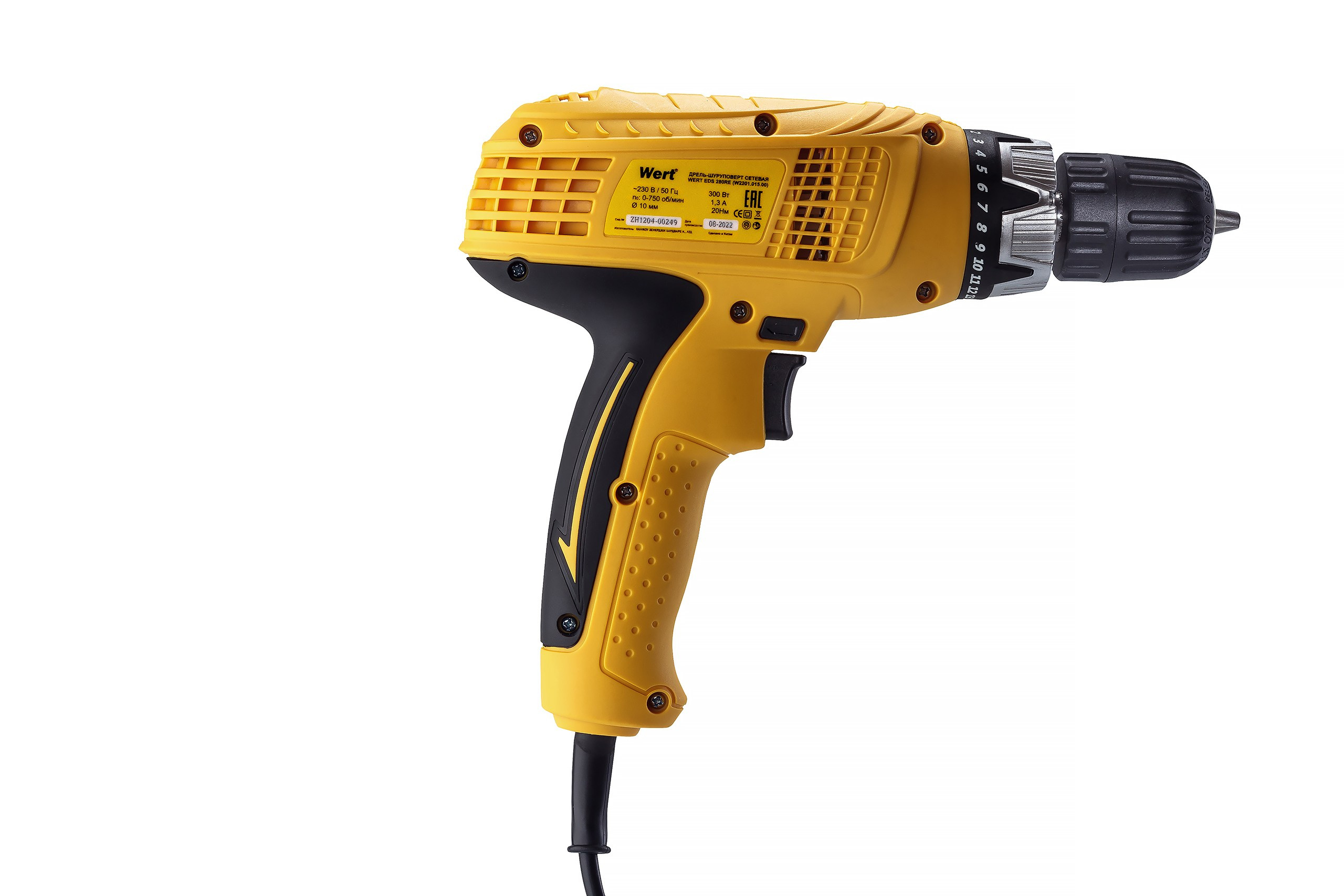 Каталожное фото шуруповёрт белый фон