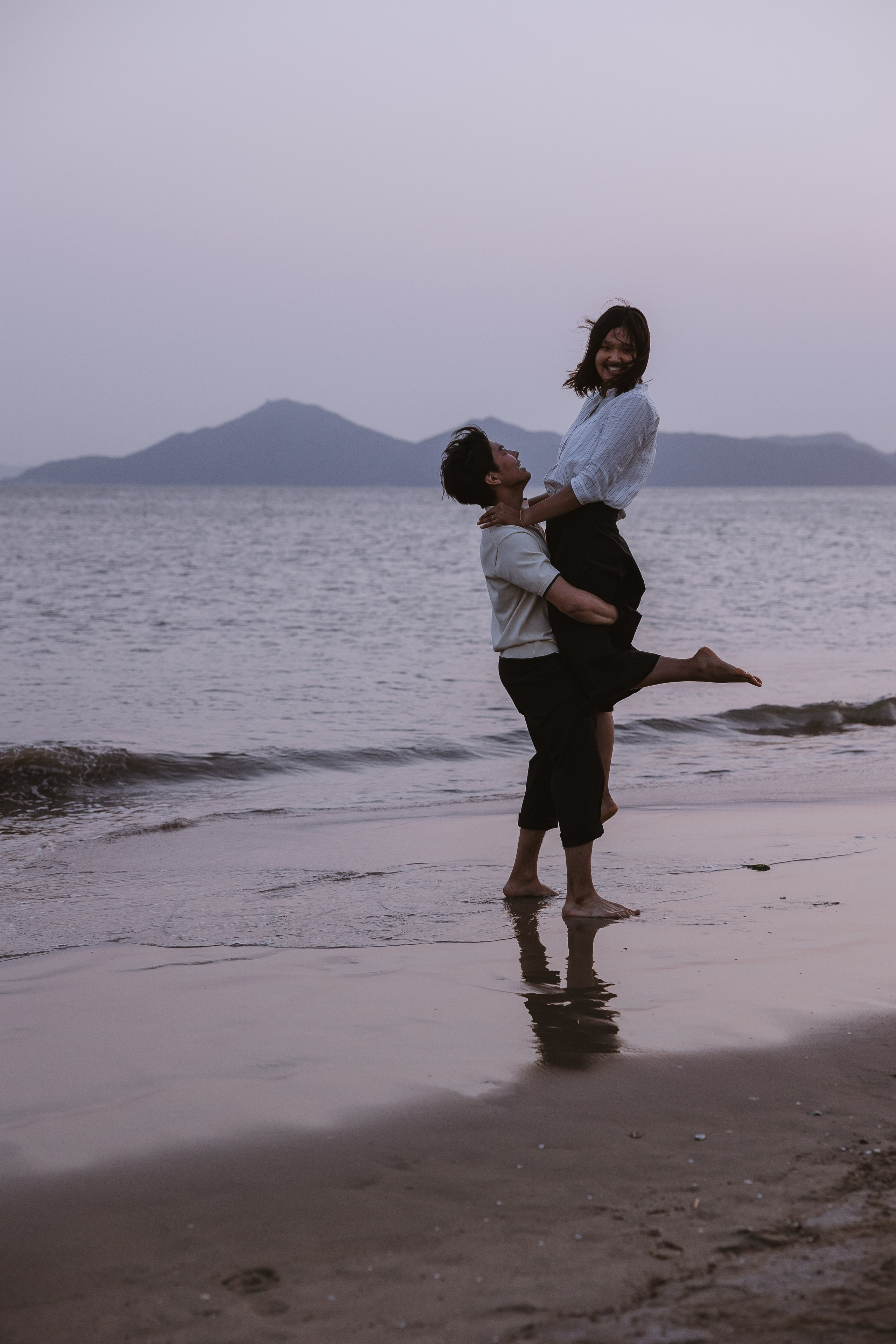 This is an evening walk of lovers. Your photographer in Busan (South Korea) Aleksandra Anufriy