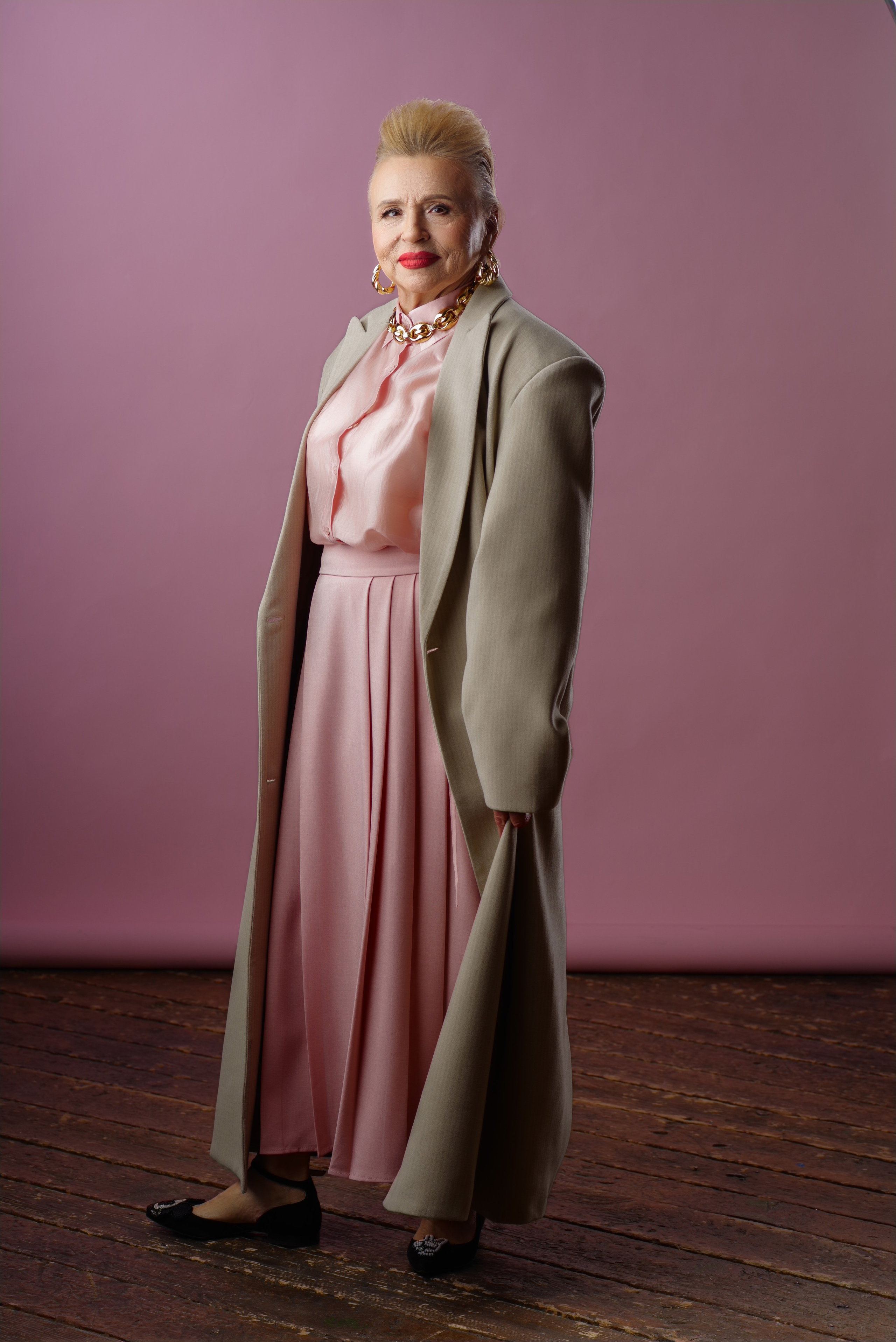 Женское длинное пальто